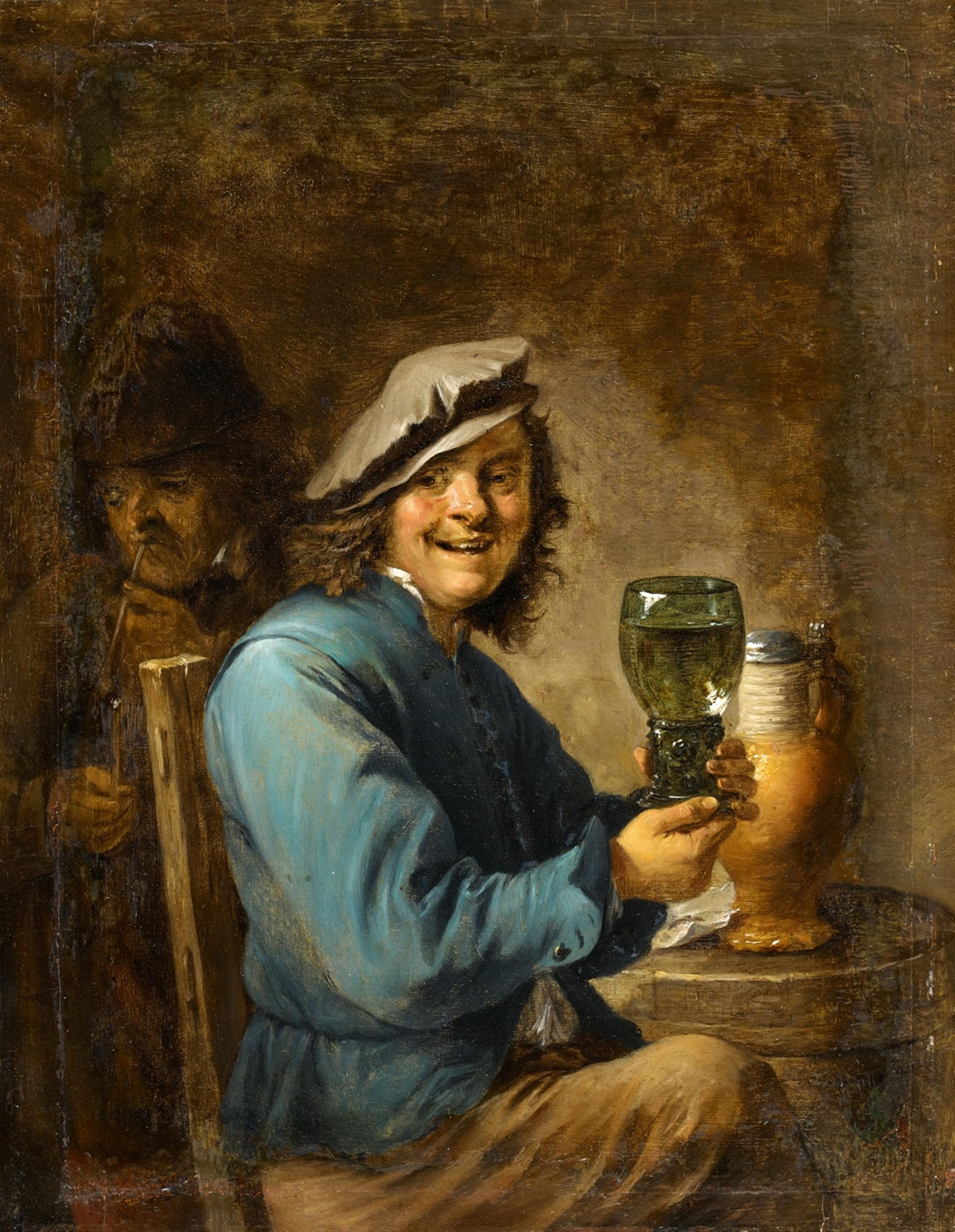 David Teniers the Younger - The Merry Drinker (Le Buveur Flamand) - image-1