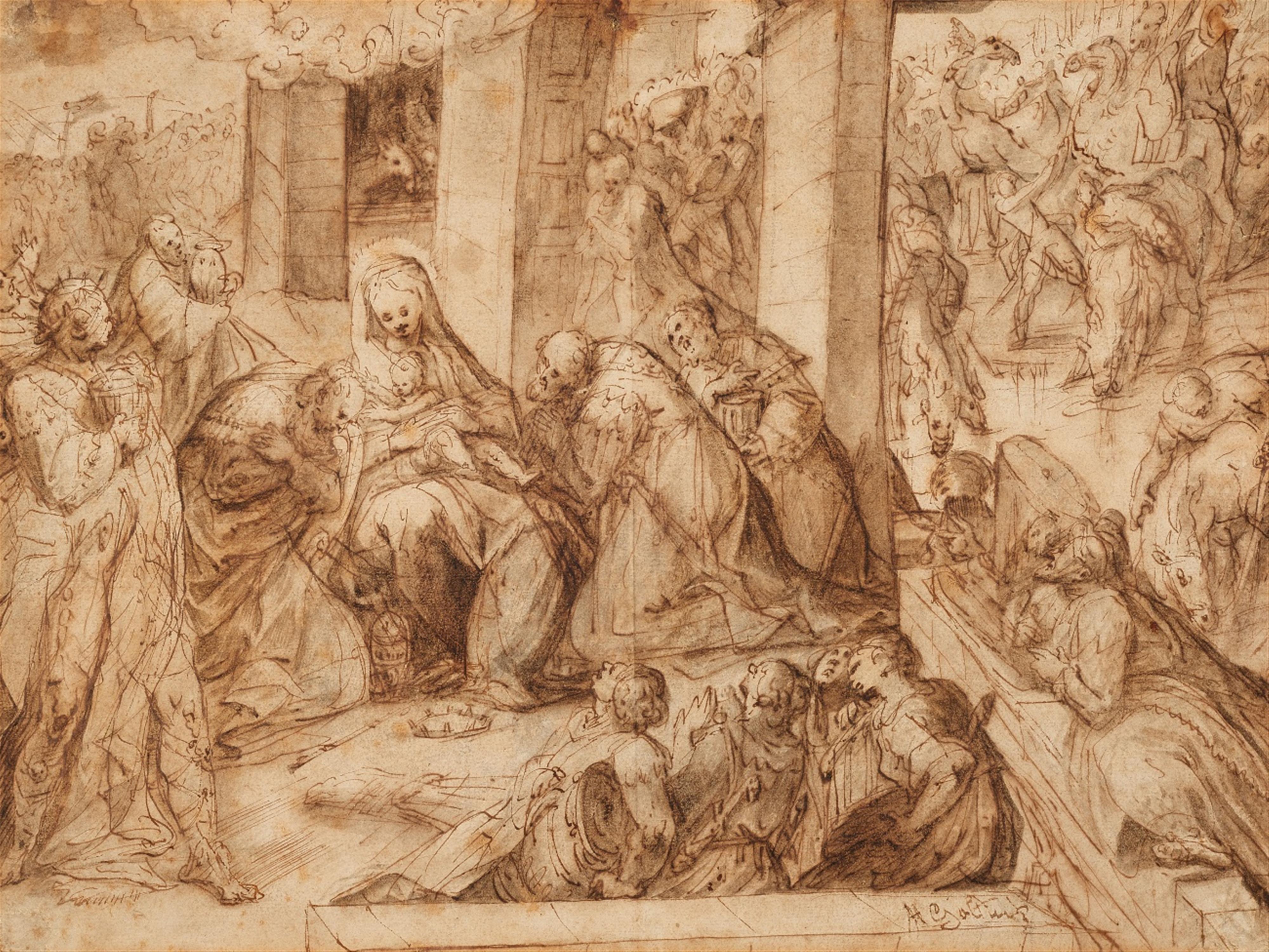 Master of the Egmont-Albums - The Adoration of the Magi - image-1