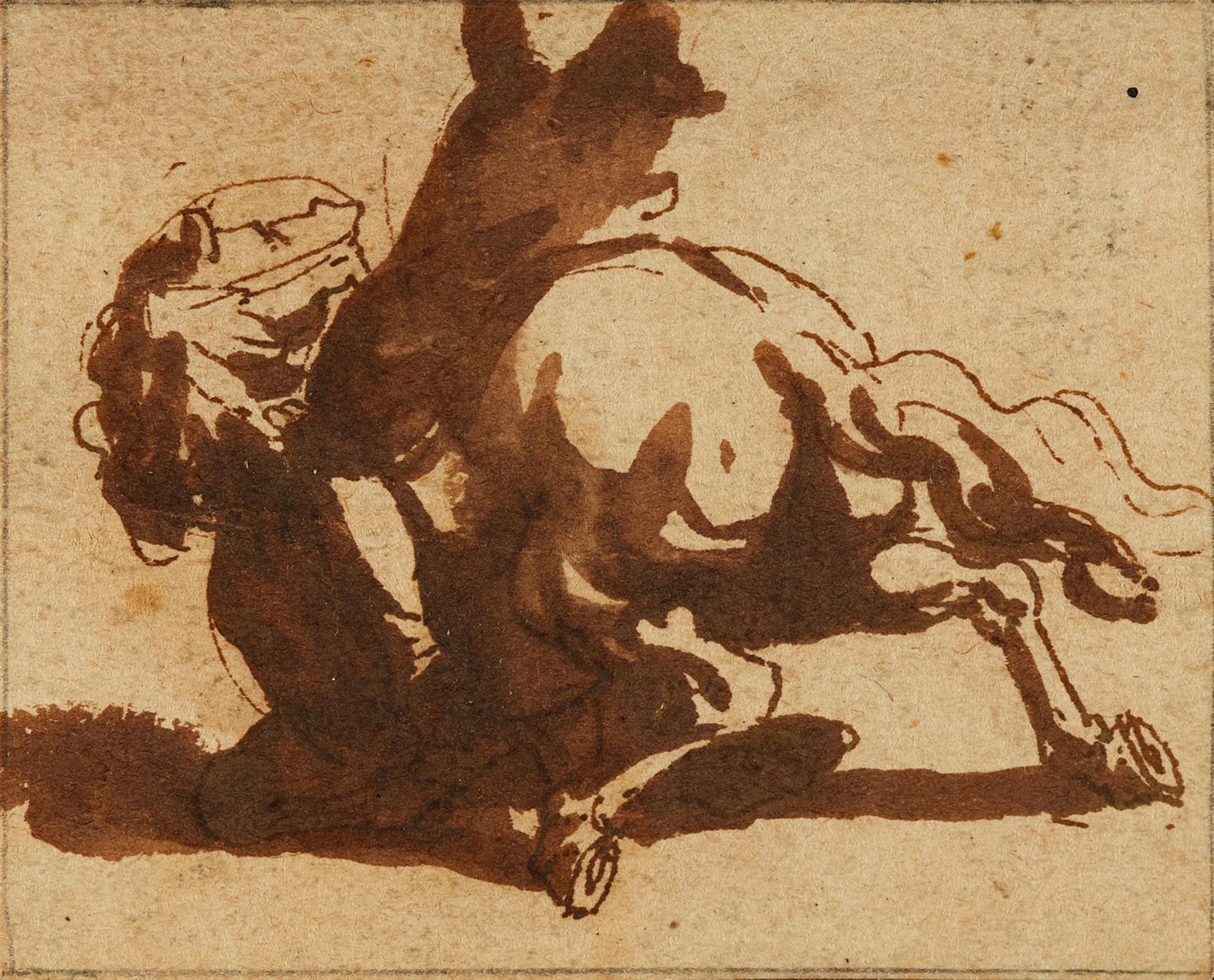 Jan de Bisschop - Five Small Studies of Horses - image-5
