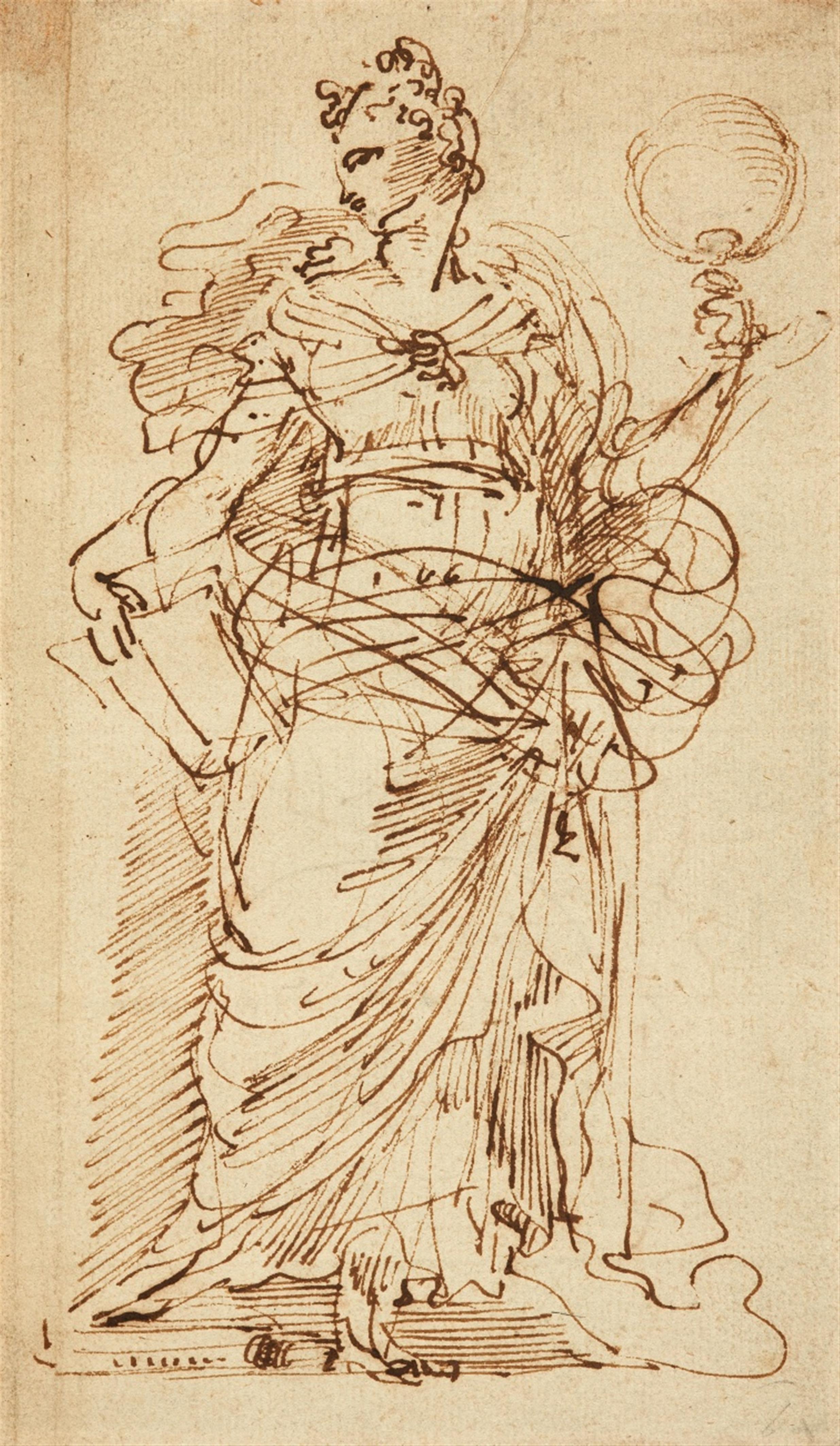 Italienischer Meister des 18. Jahrhunderts - Allegorie der Prudentia - image-1