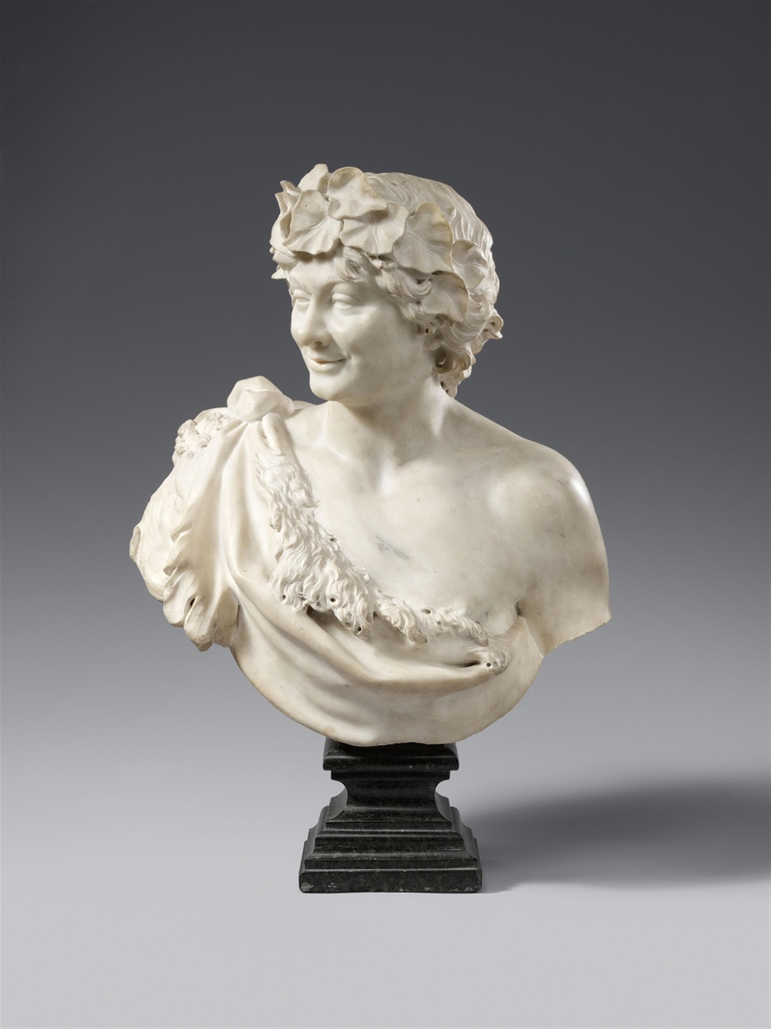 Italy 18th century - An 18th century Italian marble bust of Bacchus - image-1