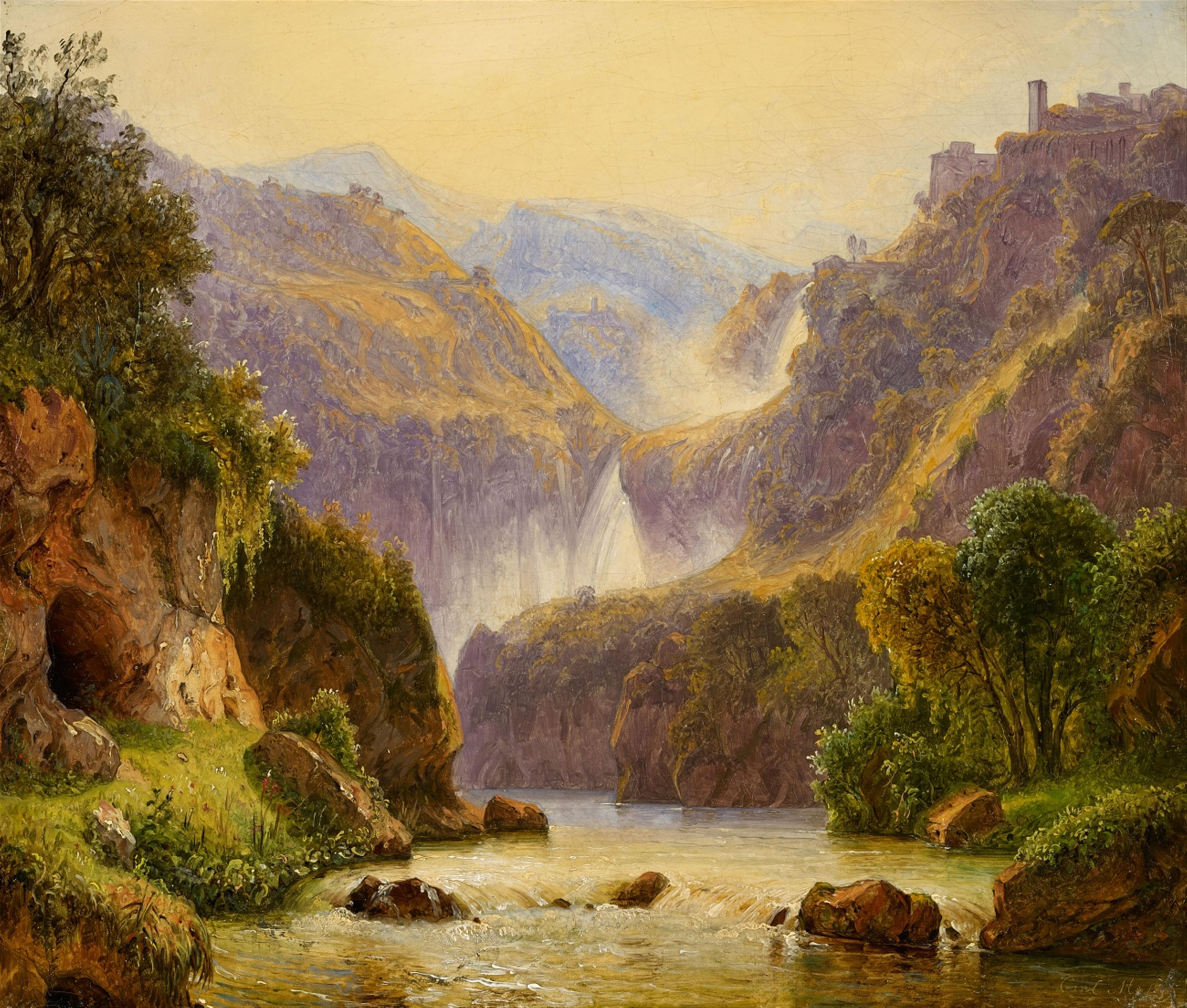 Carl Morgenstern - Die Wasserfälle bei Tivoli - image-1