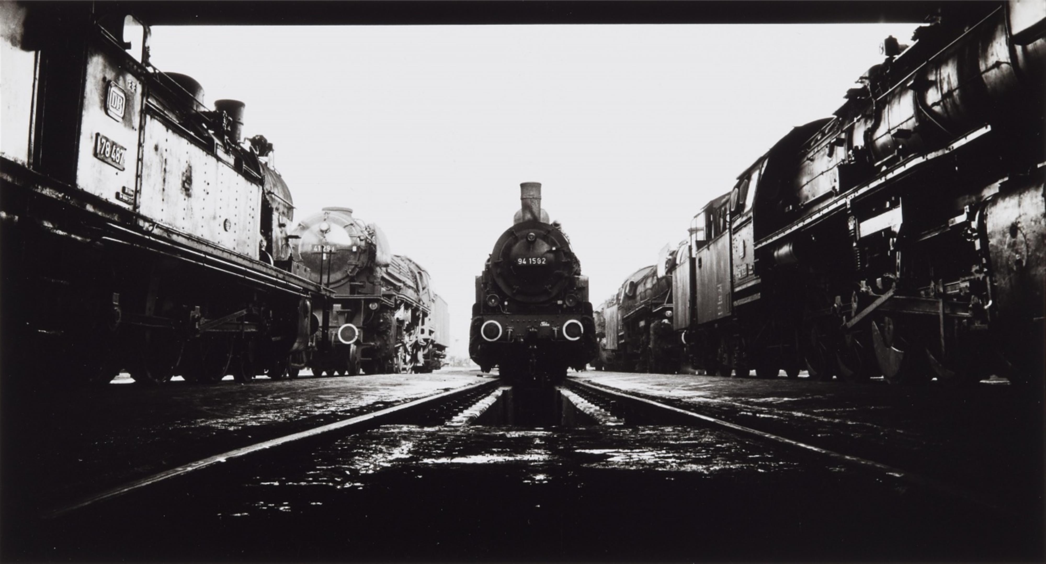 Heinrich Riebesehl - Ohne Titel (aus der Serie: Dampflokomotiven) - image-1