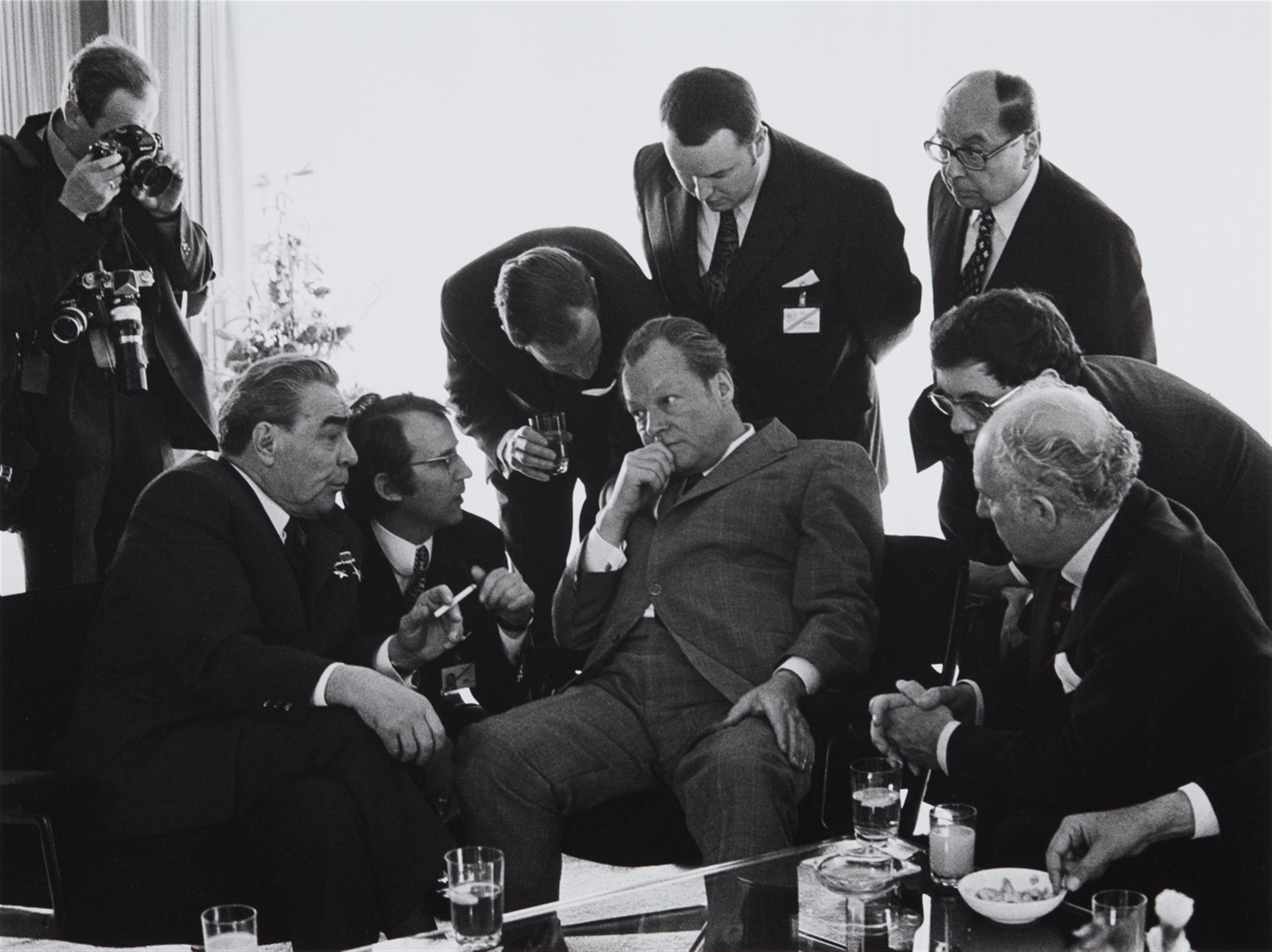 Barbara Klemm - Leonid Breschnew, Willy Brandt, Bonn - image-1