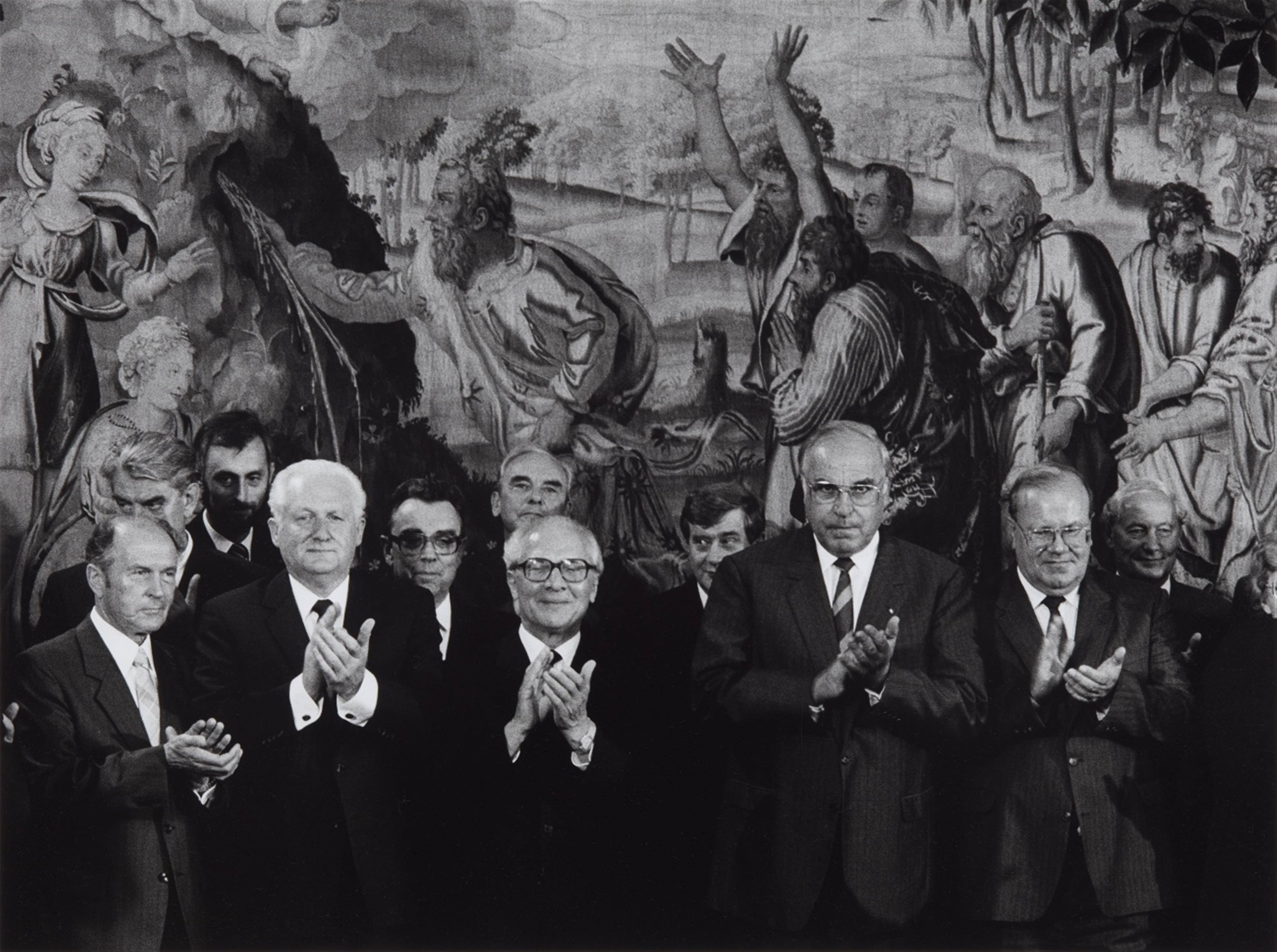 Barbara Klemm - Erich Honecker, Helmut Kohl, Bonn - image-1