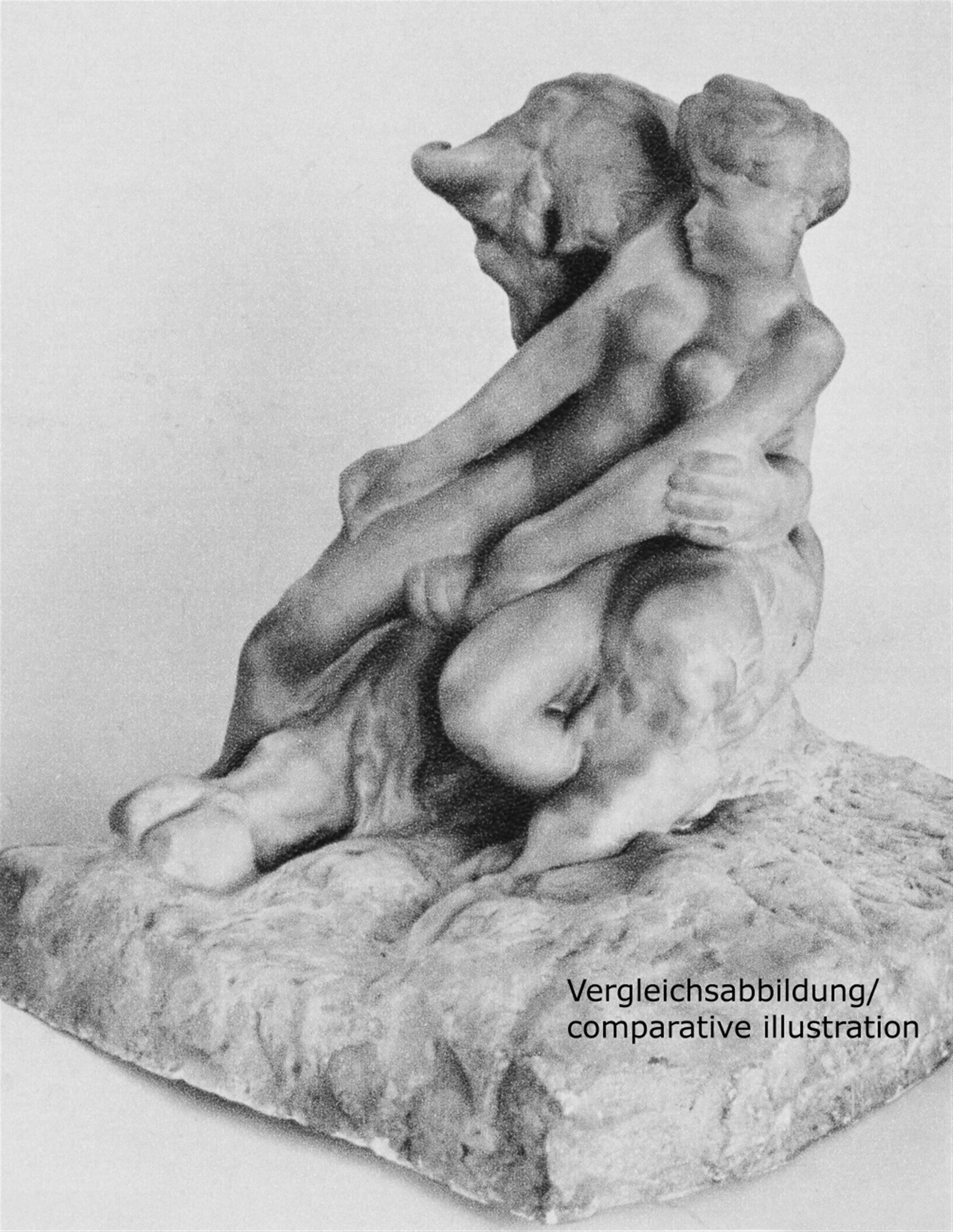 Auguste Rodin - Le Minotaure, version à base carée (Faune et Nymphe) - image-4