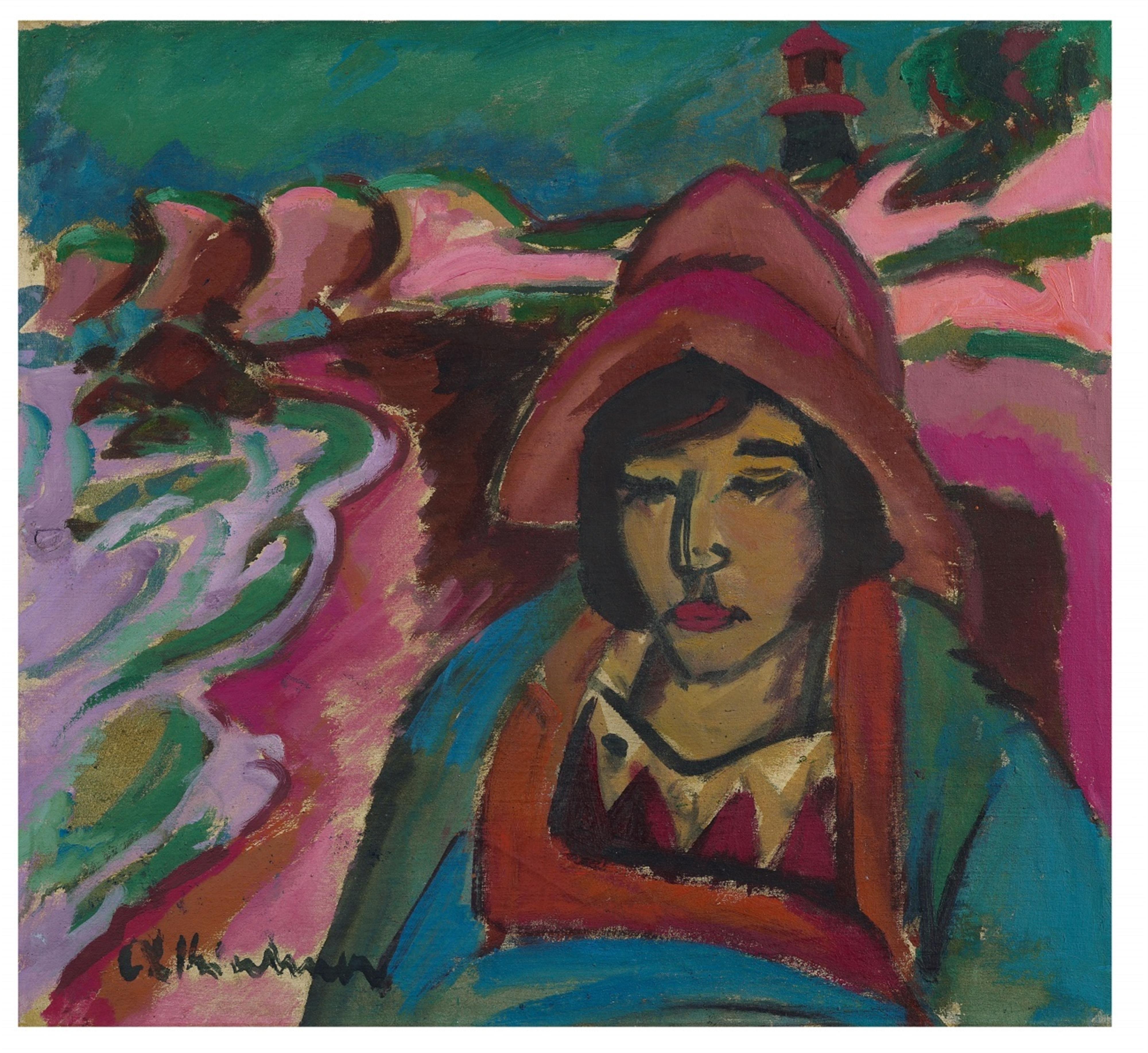 Ernst Ludwig Kirchner - Mädchen in Südwester - image-1