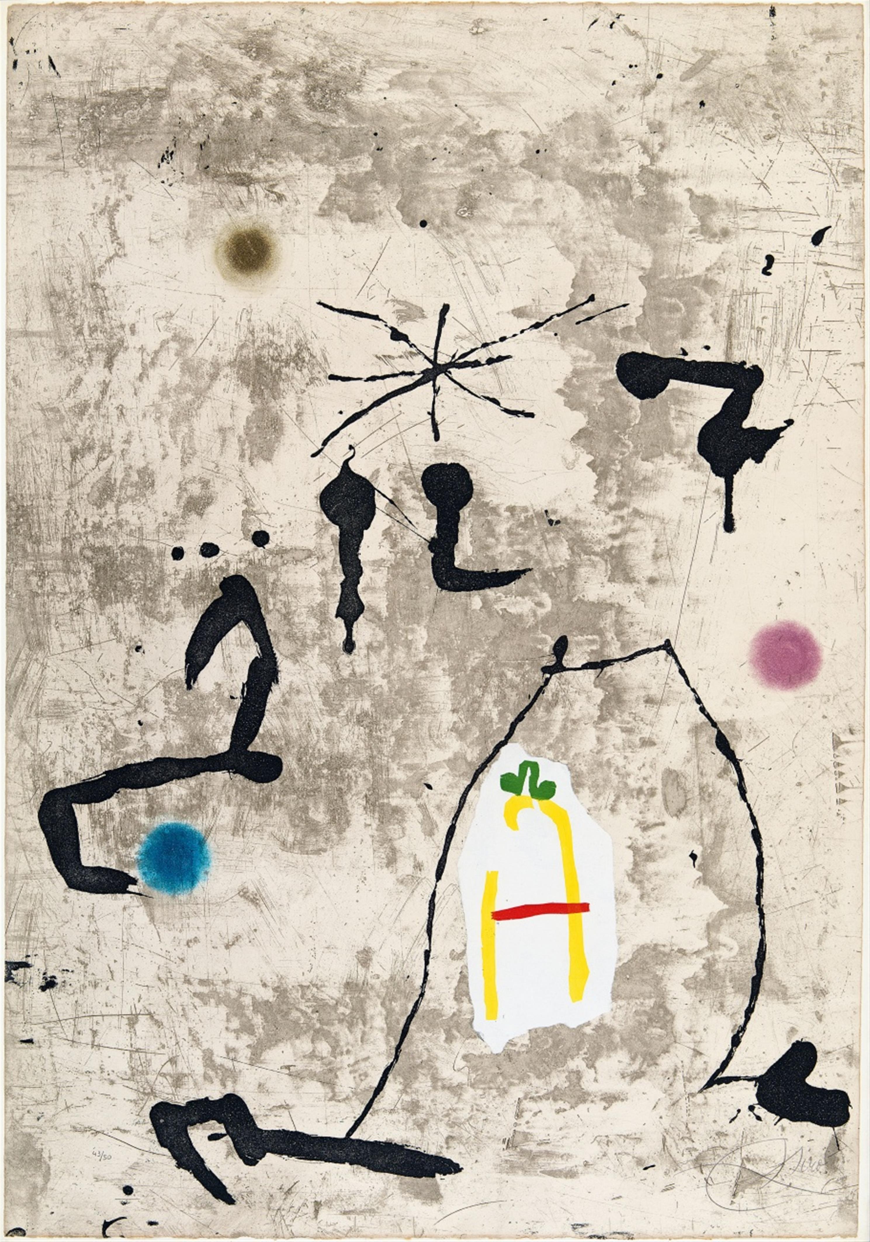 Joan Miró - Personatge I Estels V - image-1