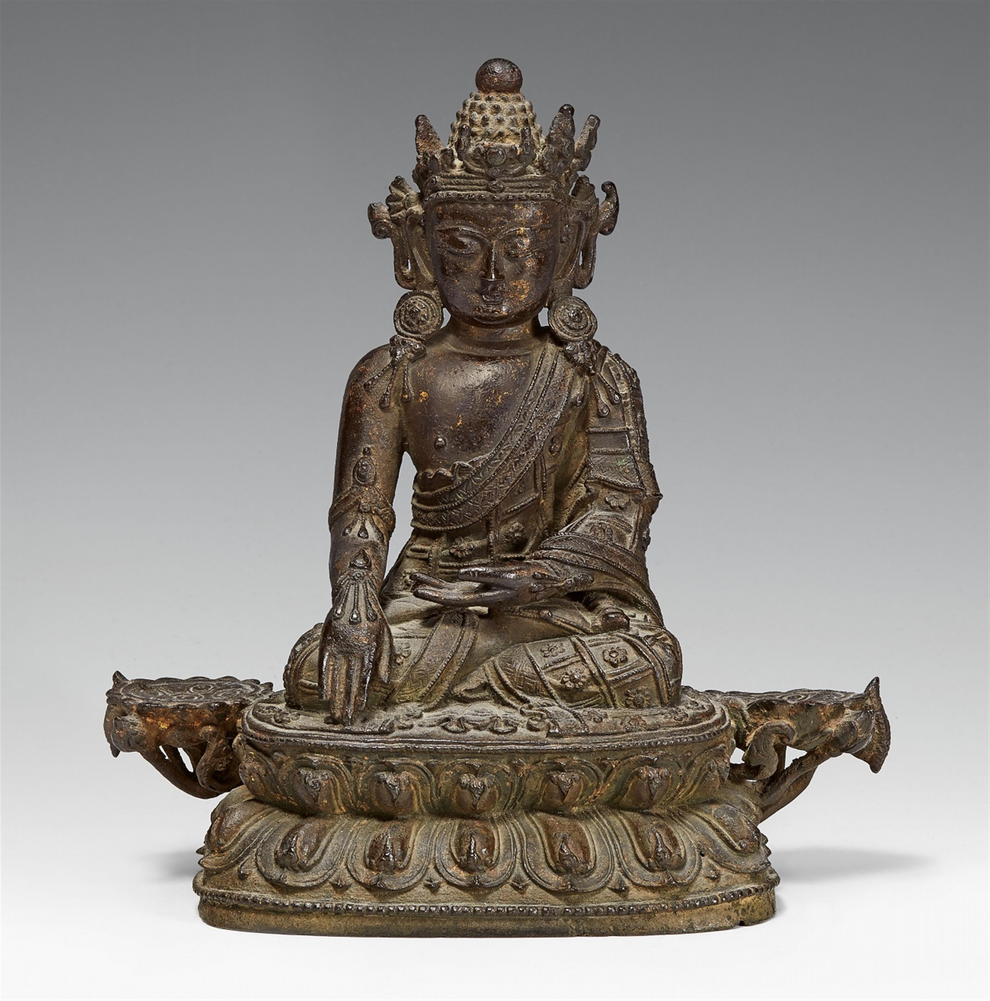 Buddha. Bronze. Ming-Zeit, 15./16. Jh. - image-1