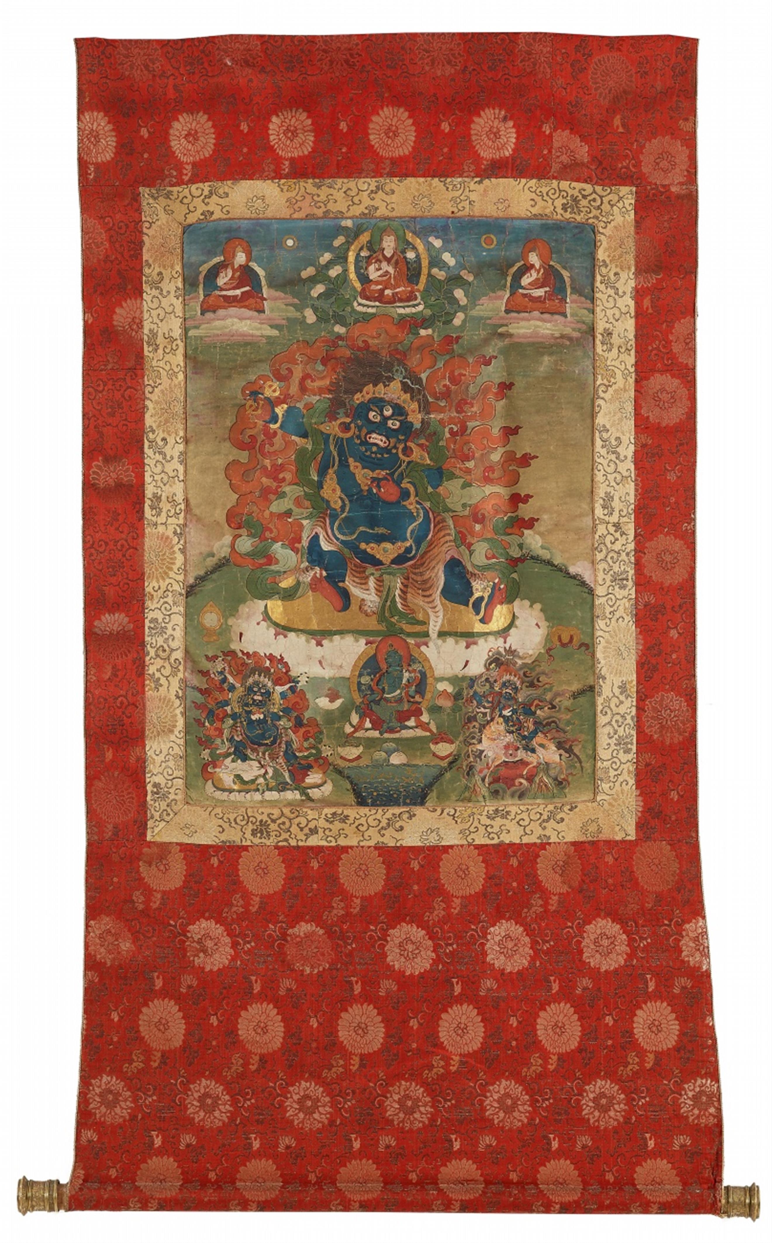 Thangka des Vajrapani. Tibet. 18./19. Jh. - image-1
