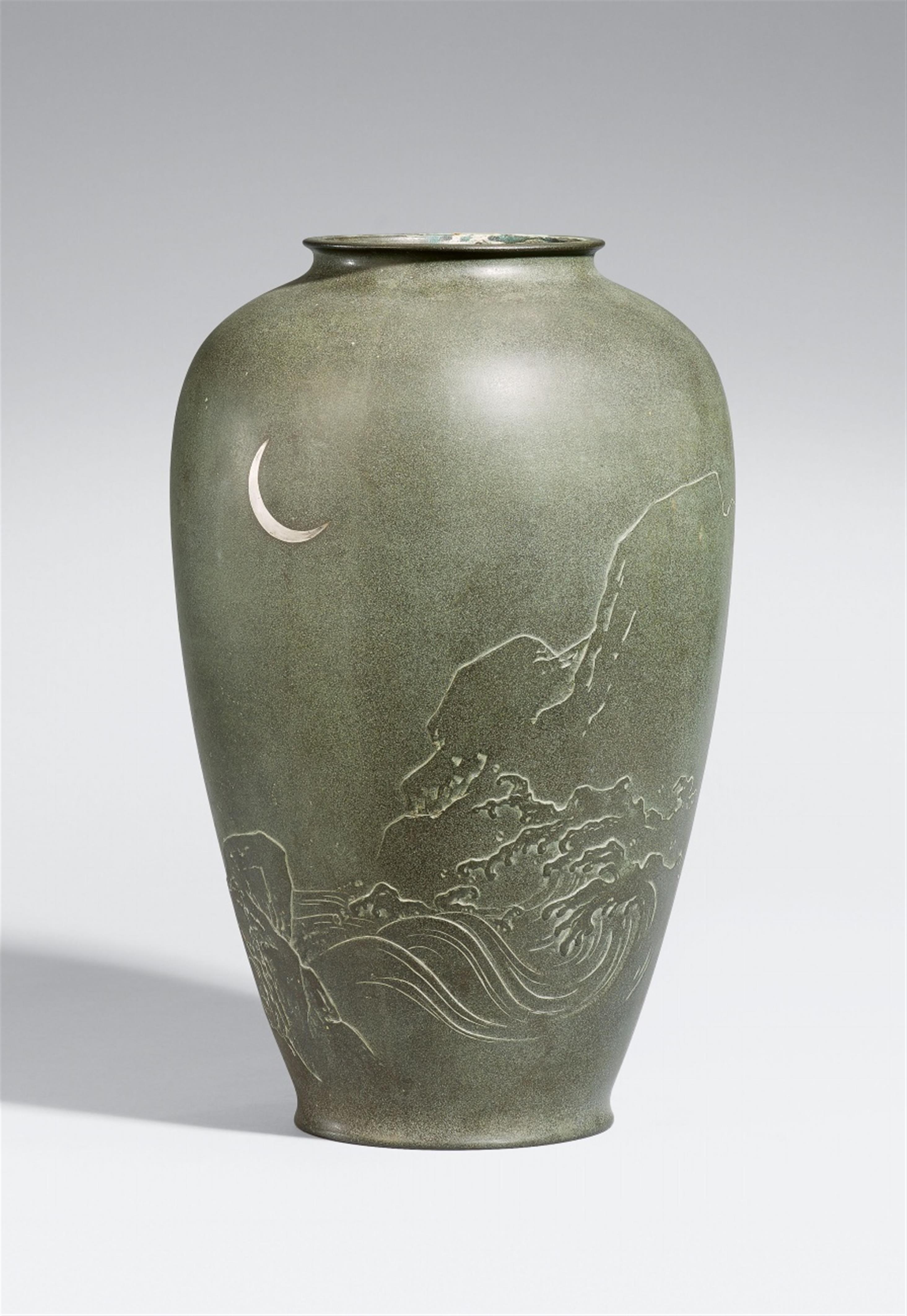 Große Vase. Bronze. Um 1940-1960 - image-1