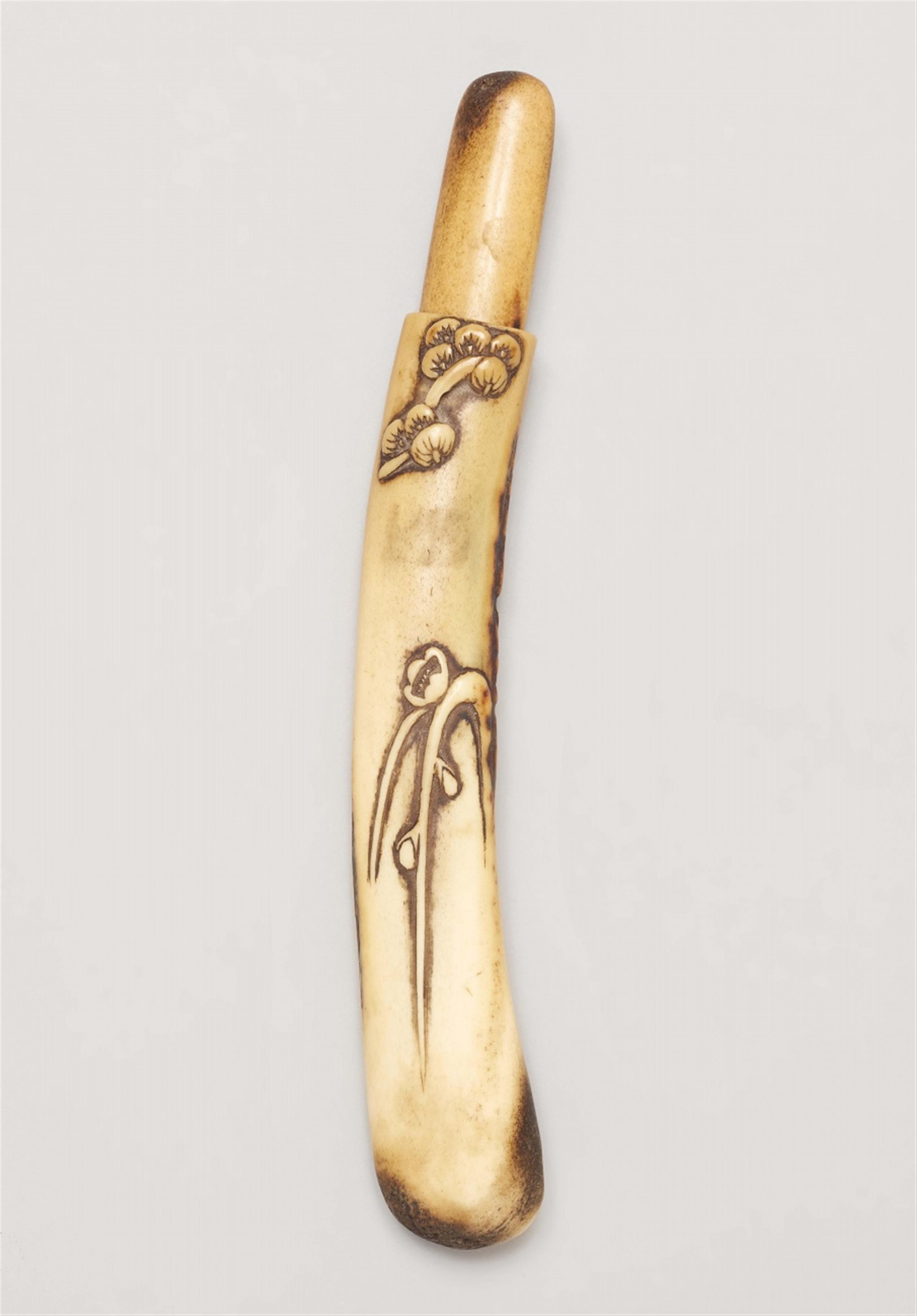 Two stag antler kiseruzutsu. Second half 19th century - image-3