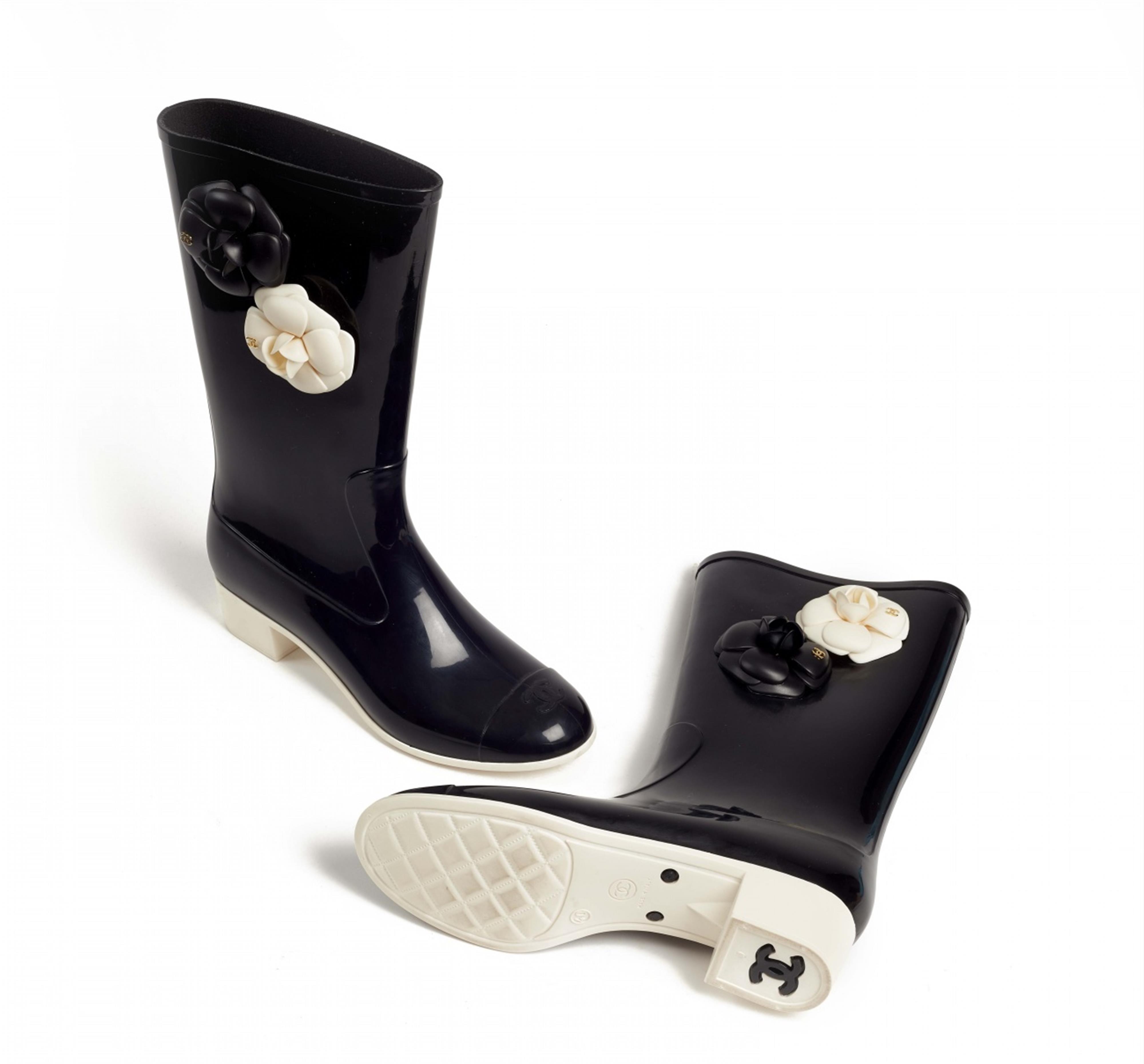 A pair of Chanel rain boots, Summer 2011 - image-1