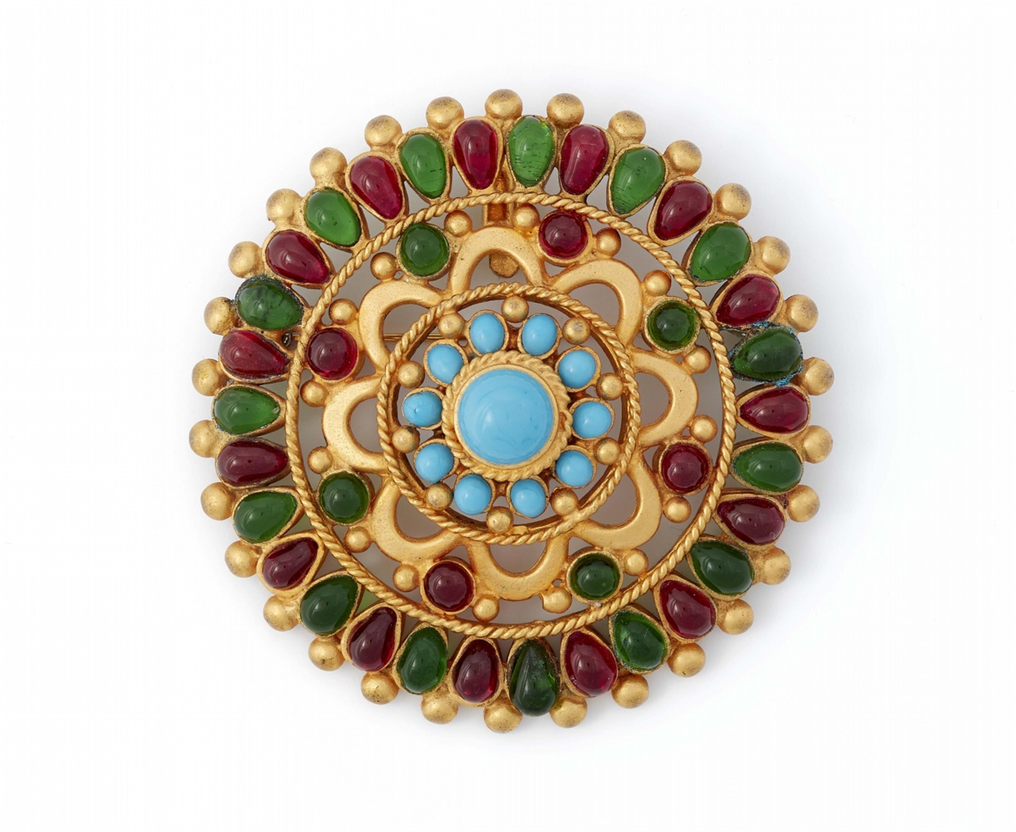 A Gripoix for Chanel Mughul style rosette brooch, Autumn 1993 - image-1