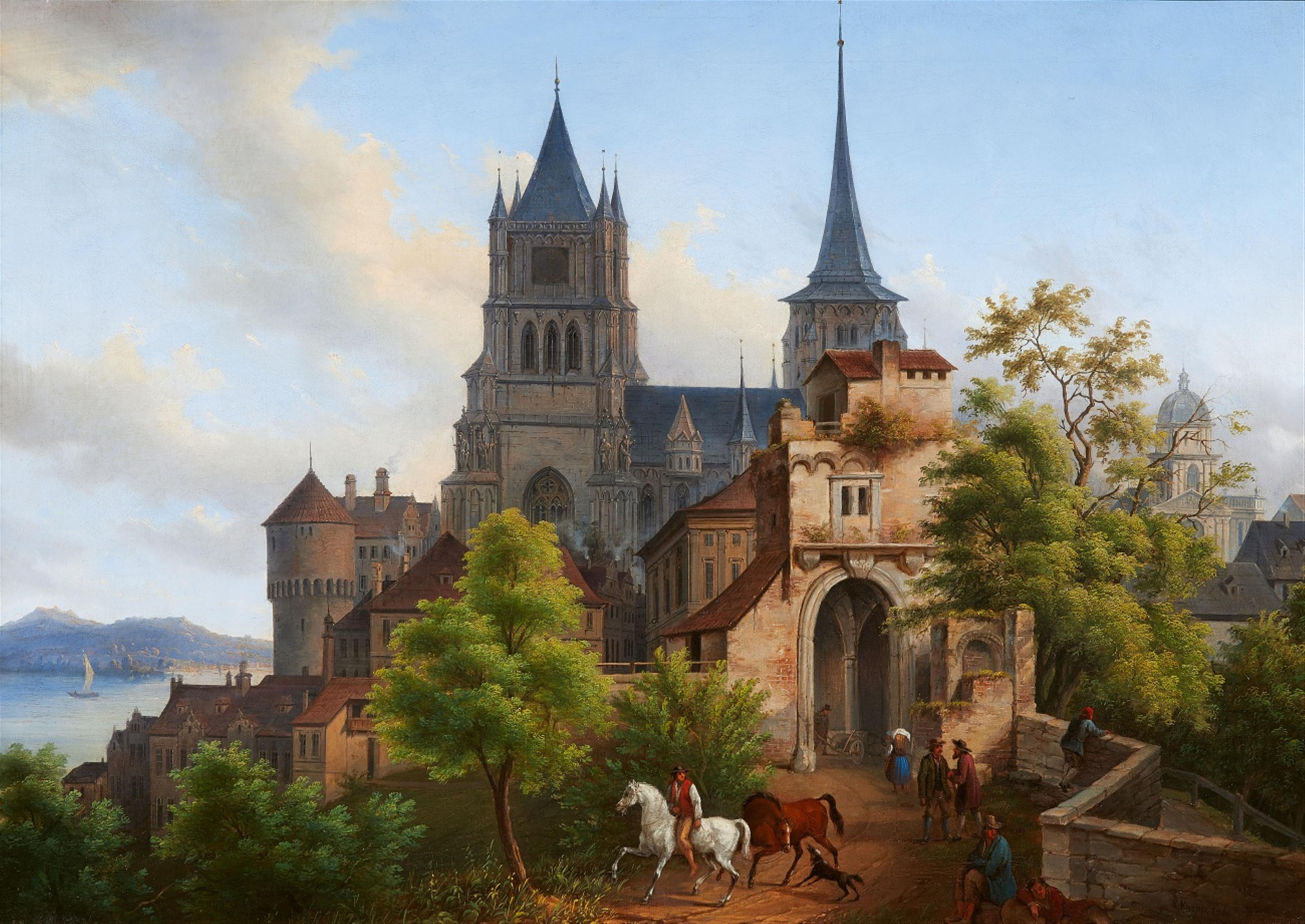X. Knapp - A View of the Lausanne Cathedral - image-1