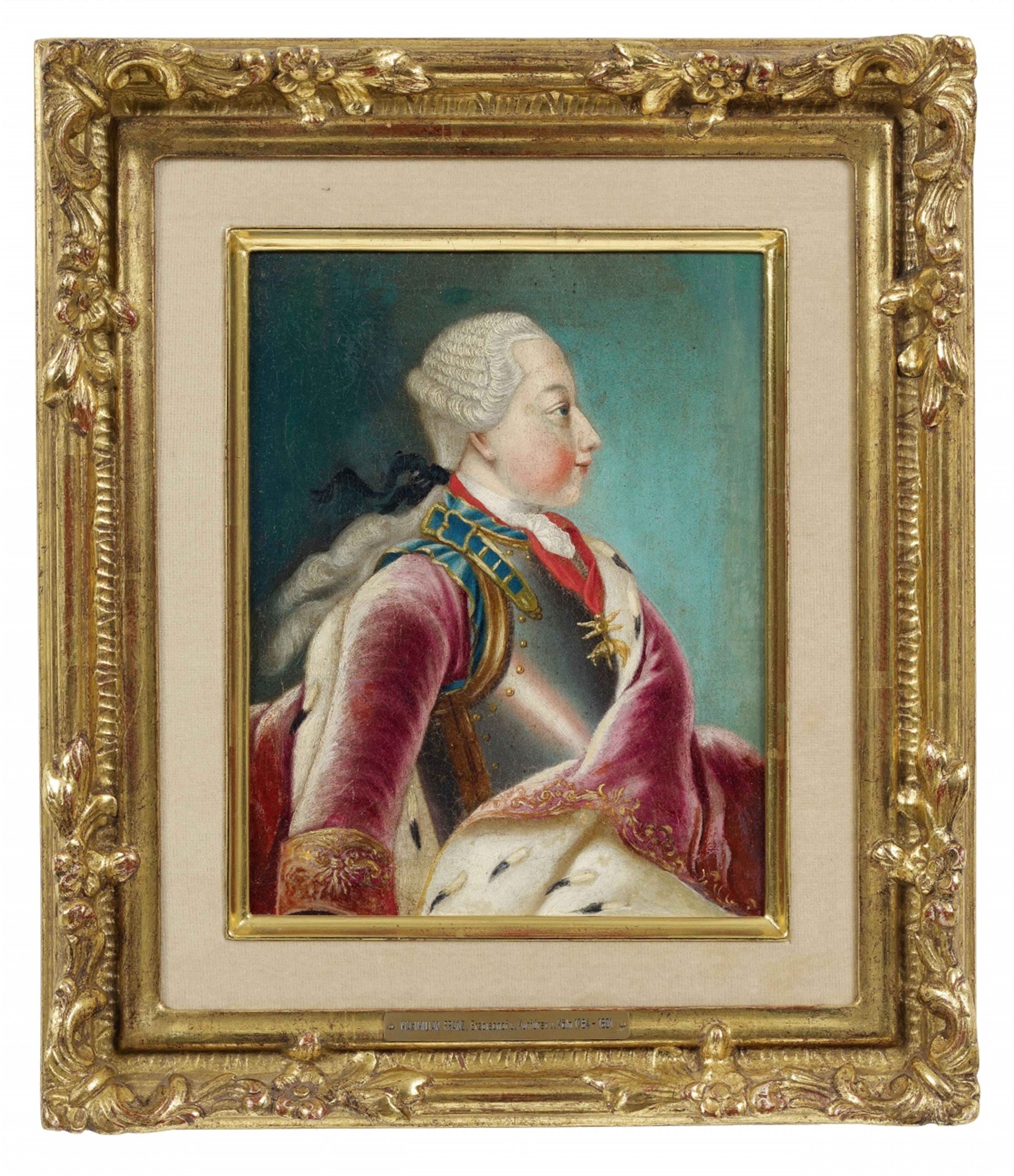 Deutscher oder Österreichischer Meister des 18. Jahrhunderts - Maximilian Franz von Habsburg, Erzbischof und Kurfürst von Köln - image-1