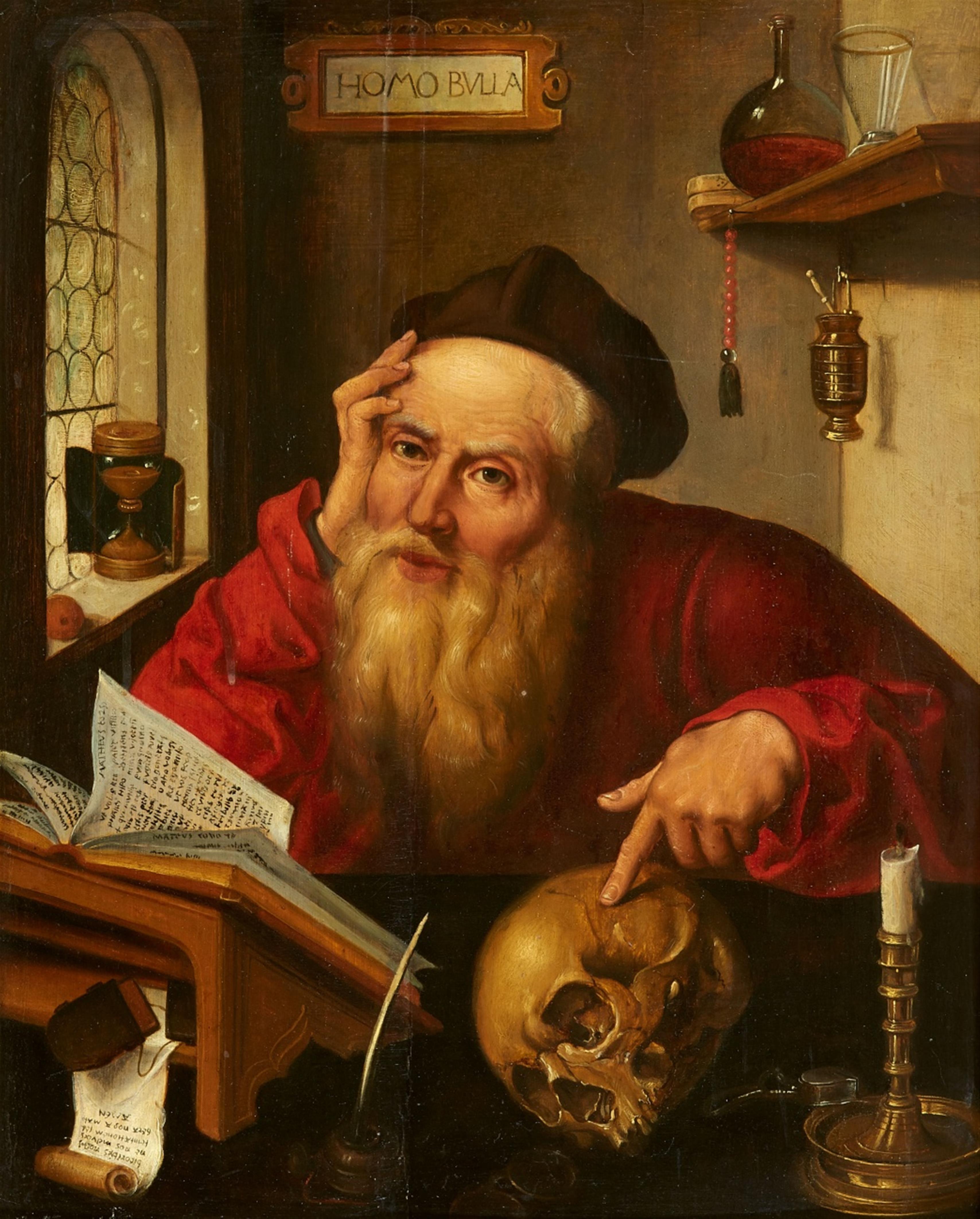 Flämischer Meister des 16. Jahrhunderts - Hl. Hieronymus im Gehäus - image-1