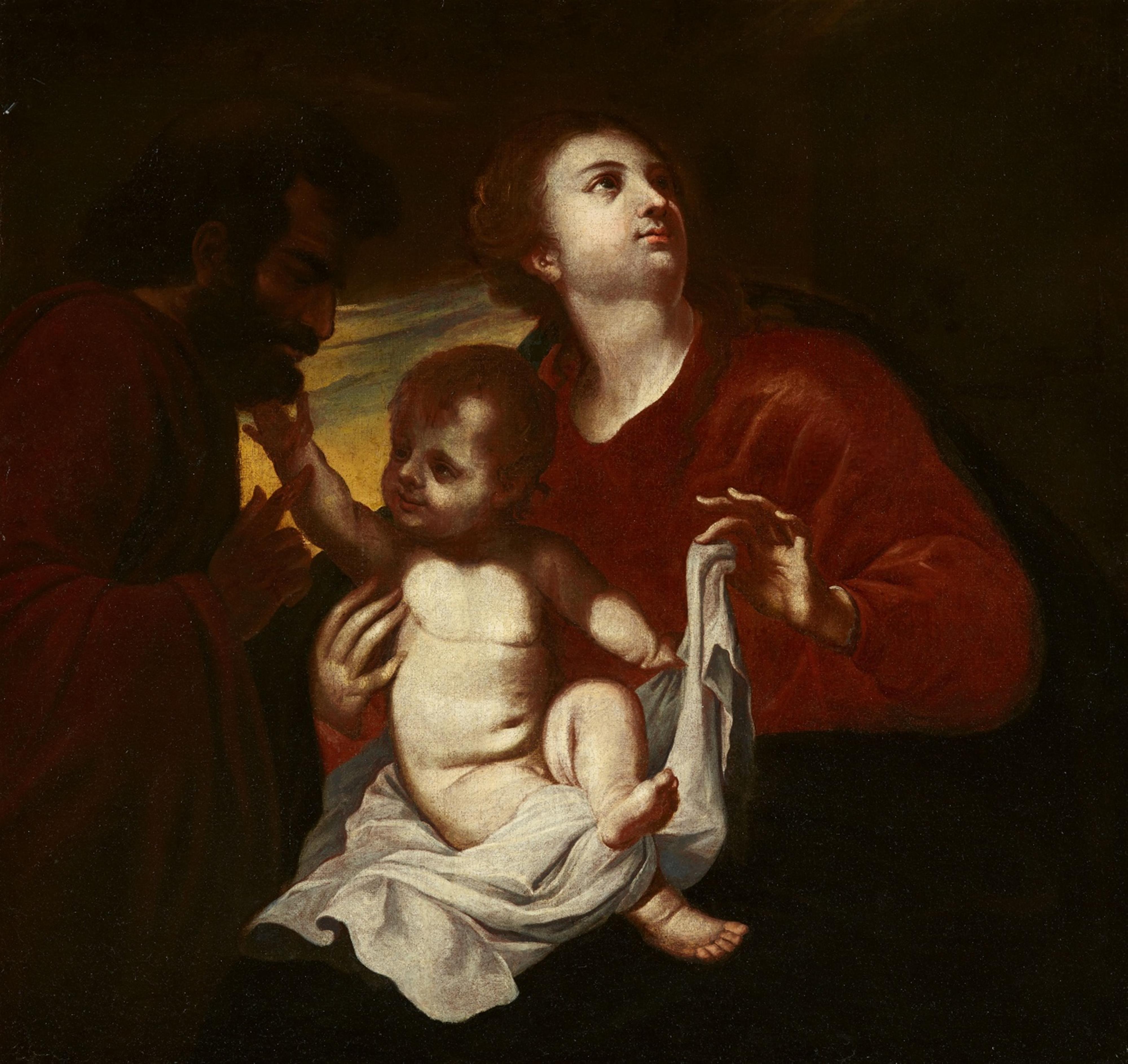 Italienischer Meister wohl 17. Jahrhundert - Heilige Familie - image-1