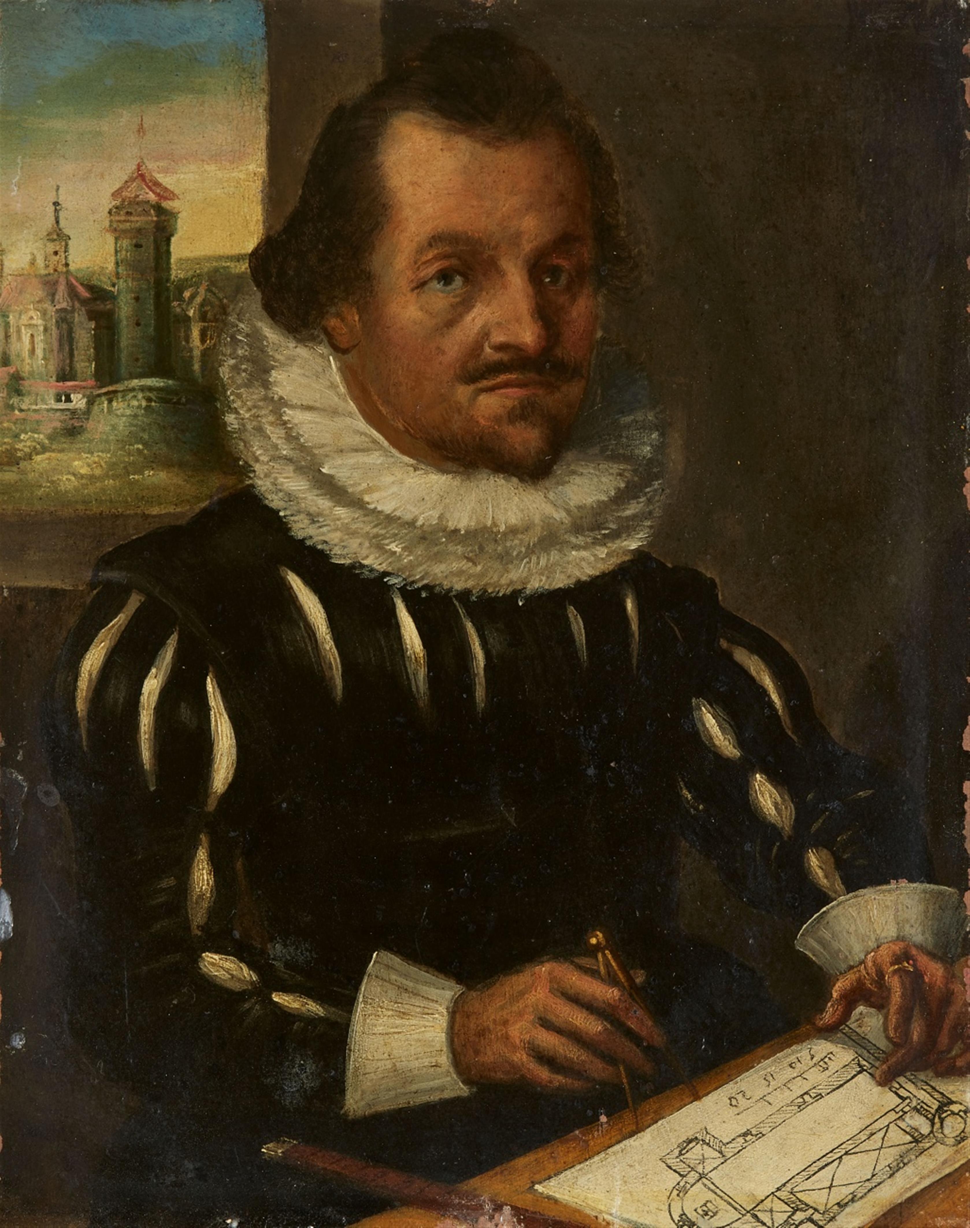 Lorenz Strauch, zugeschrieben - Bildnis des Baumeisters Valentin Kaut Bildnis der Magdalena Kaudin - image-1