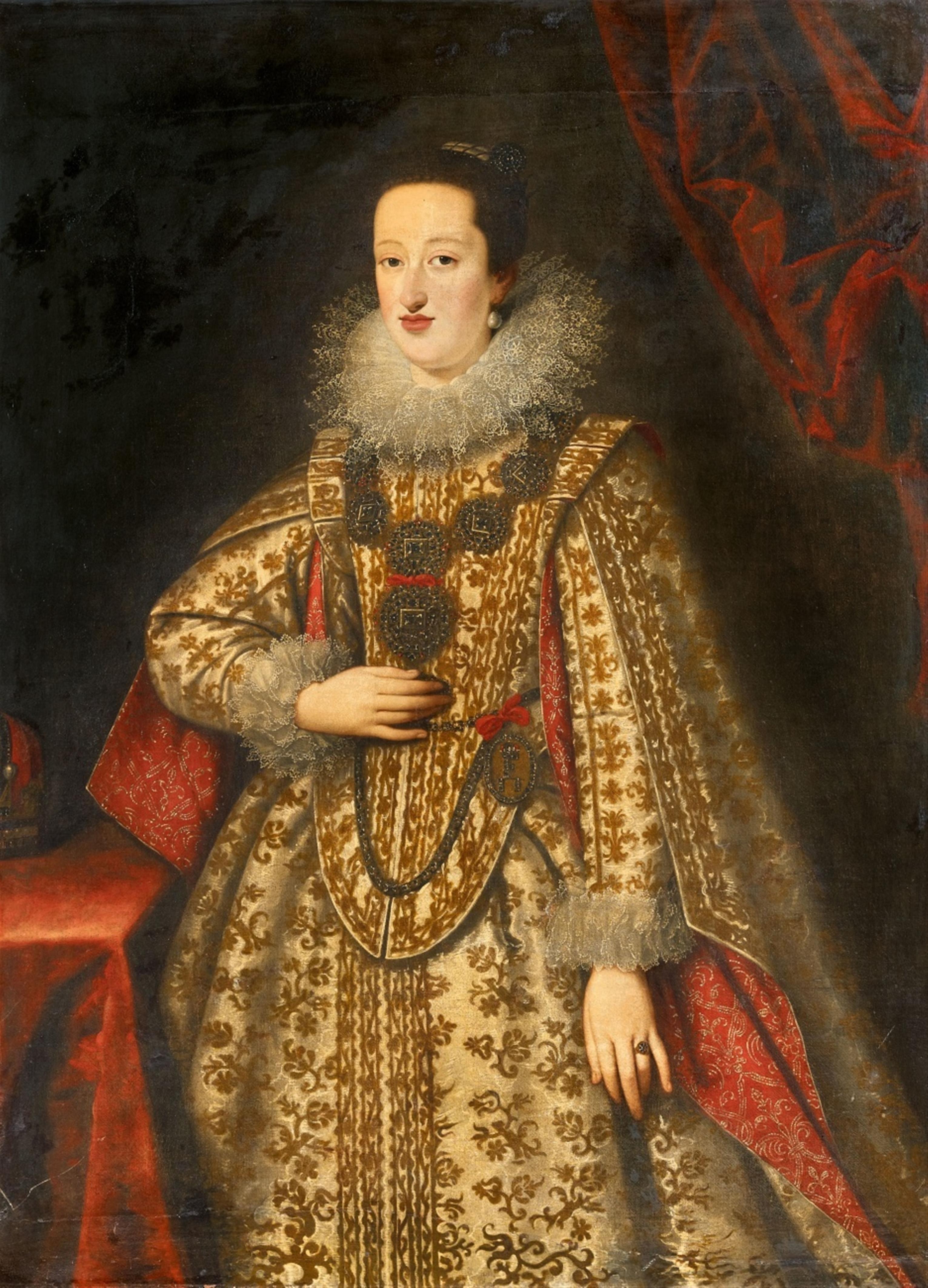 Justus Sustermans, workshop or circle - Portrait of Empress Eleonore Gonzaga - image-1