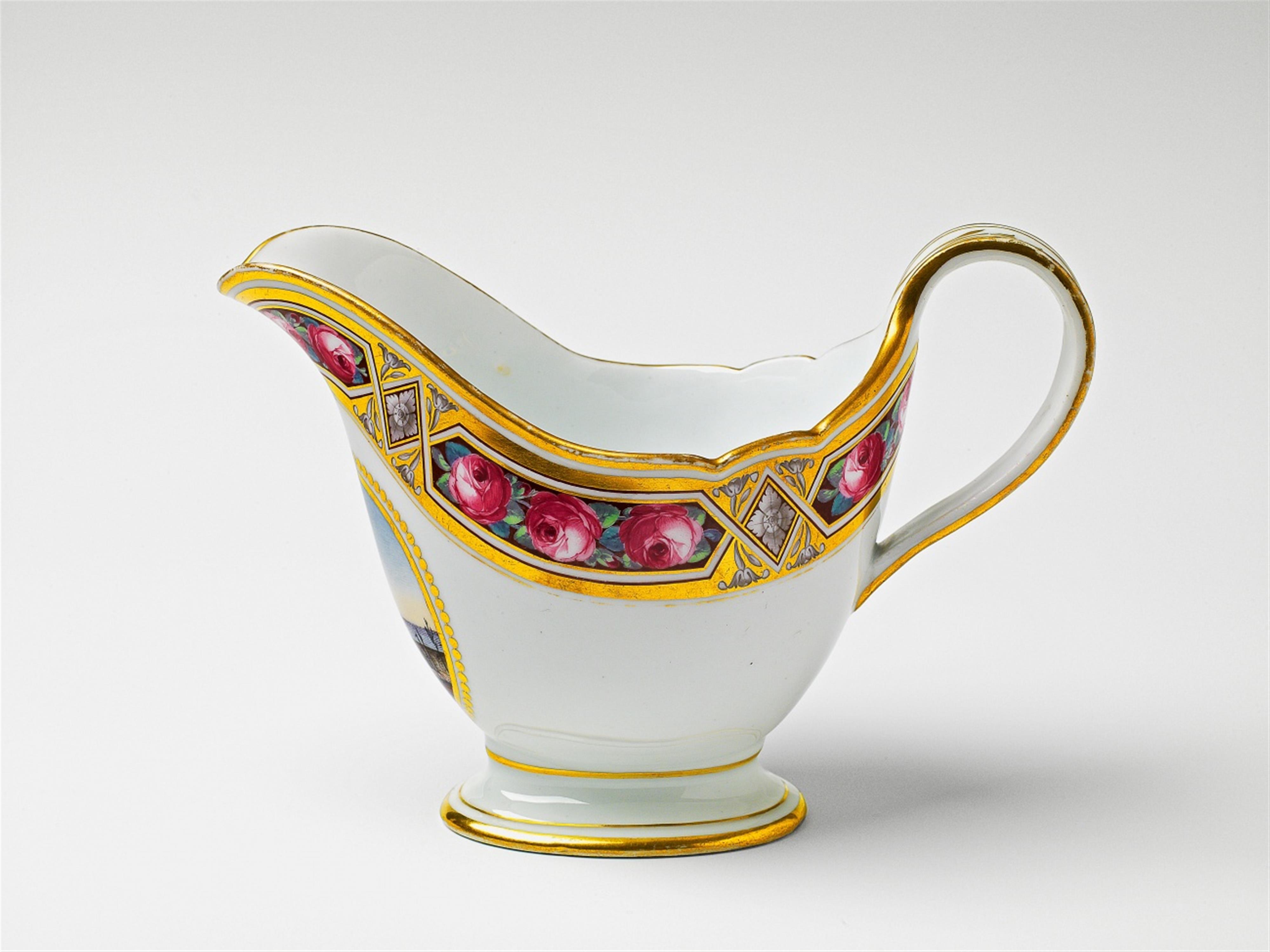 A St. Petersburg porcelain sauce boat from the wedding service of Grand Duchess Maria Pavlovna - image-1