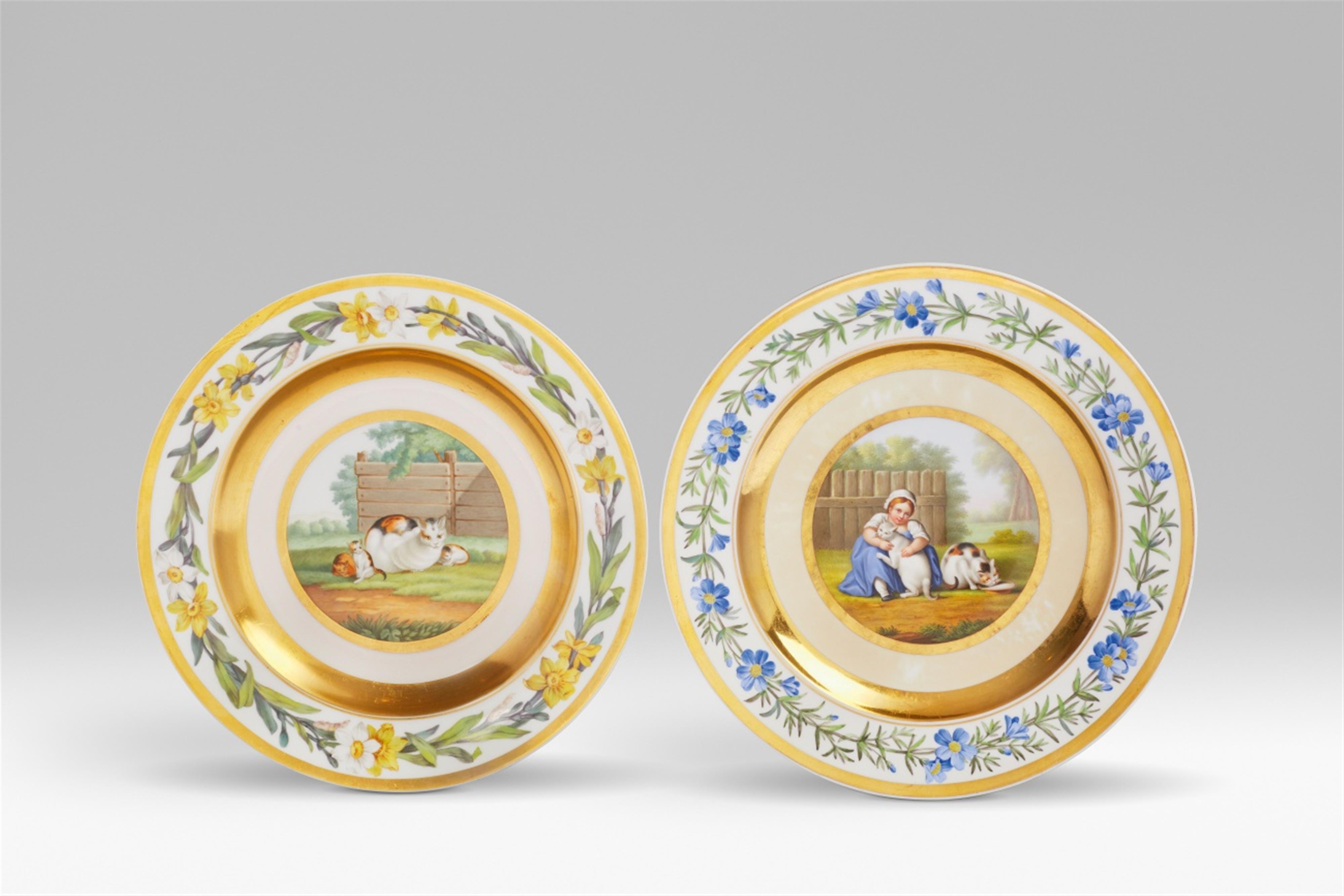 Two Berlin KPM porcelain plates made for Prince Carl of Prussia - image-1