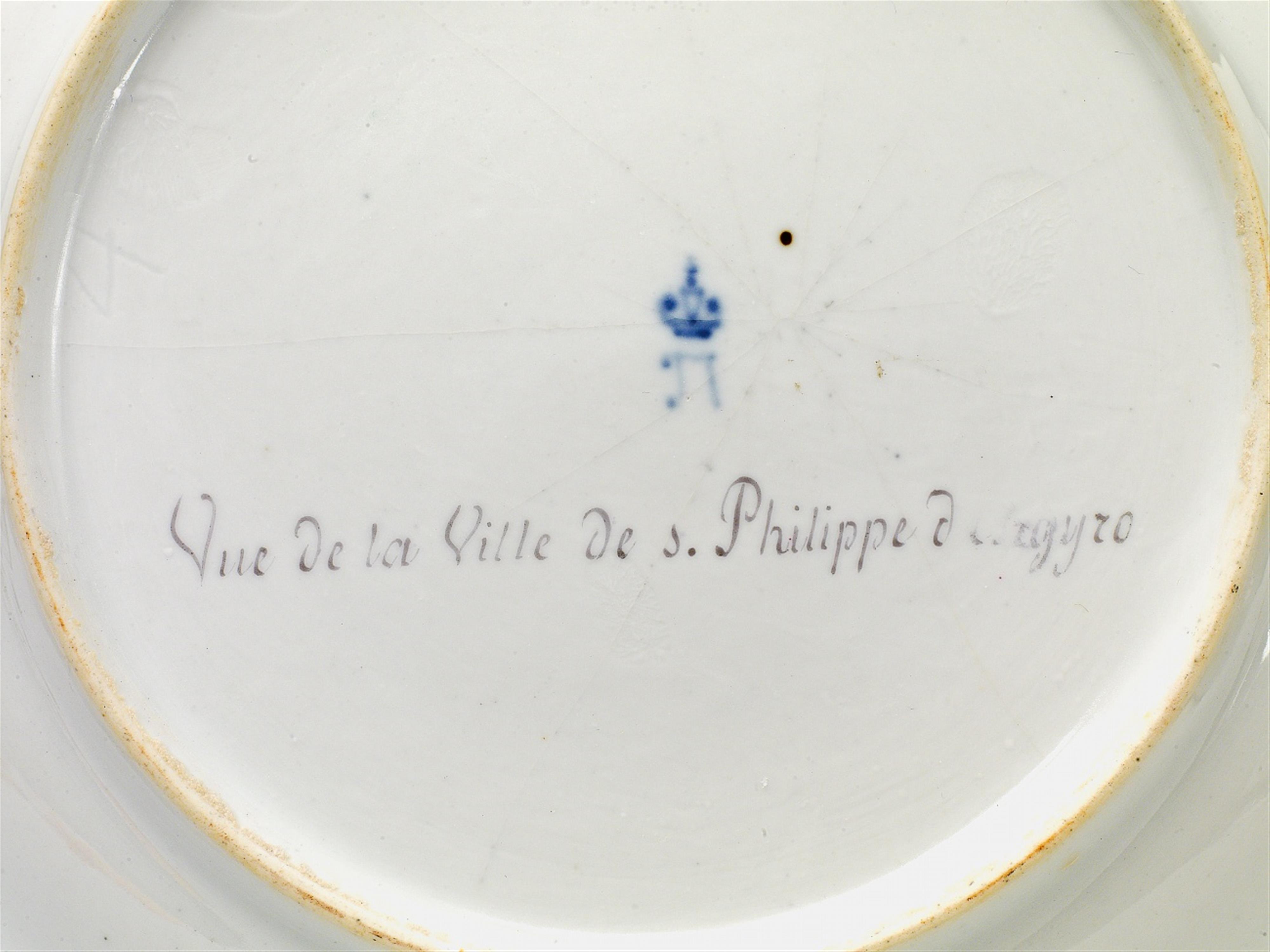 Two St. Petersburg porcelain plates from the wedding service of Grand Duchess Maria Pavlovna - image-2