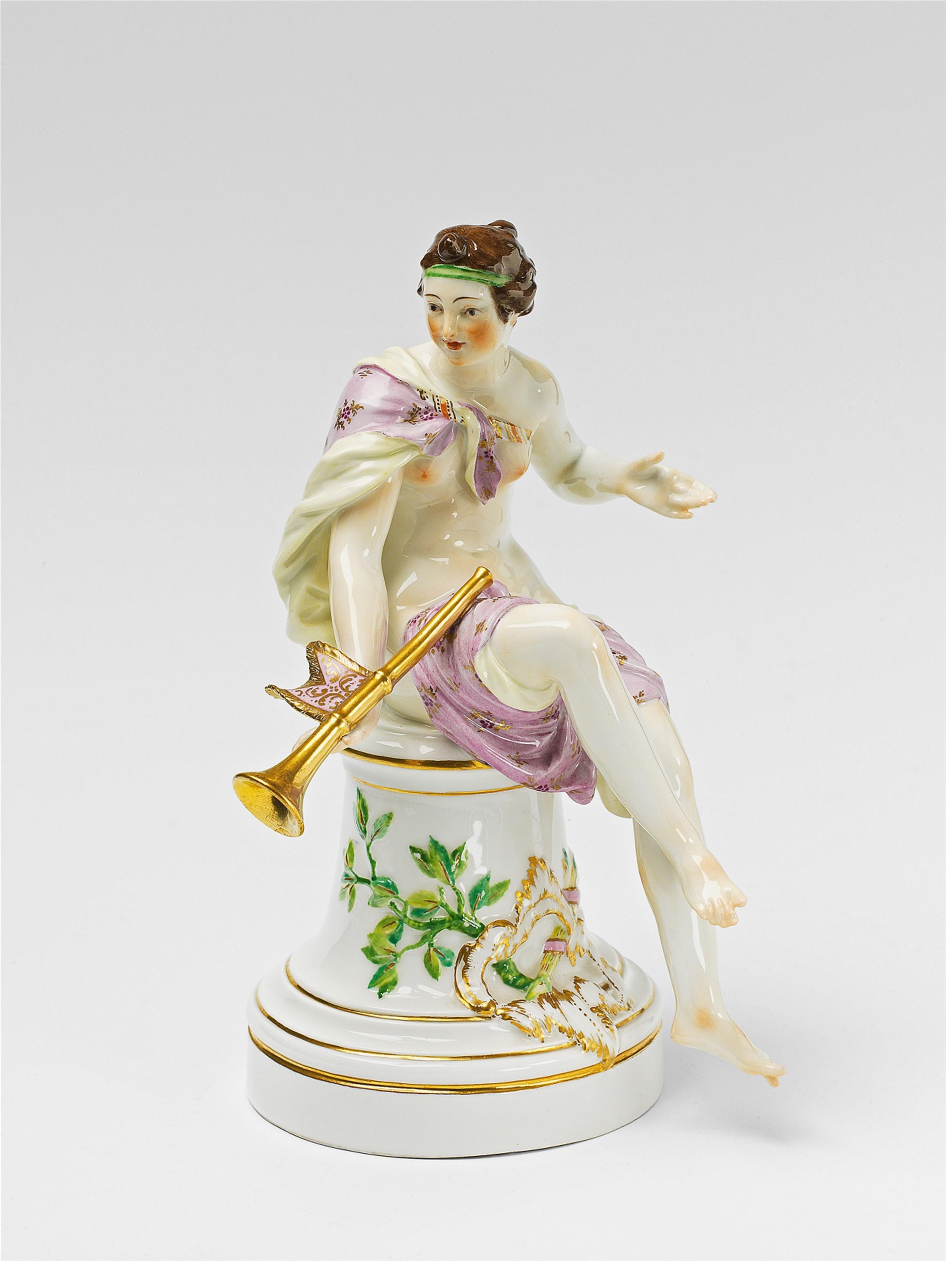 A Berlin KPM porcelain allegorical figure of Fame - image-1