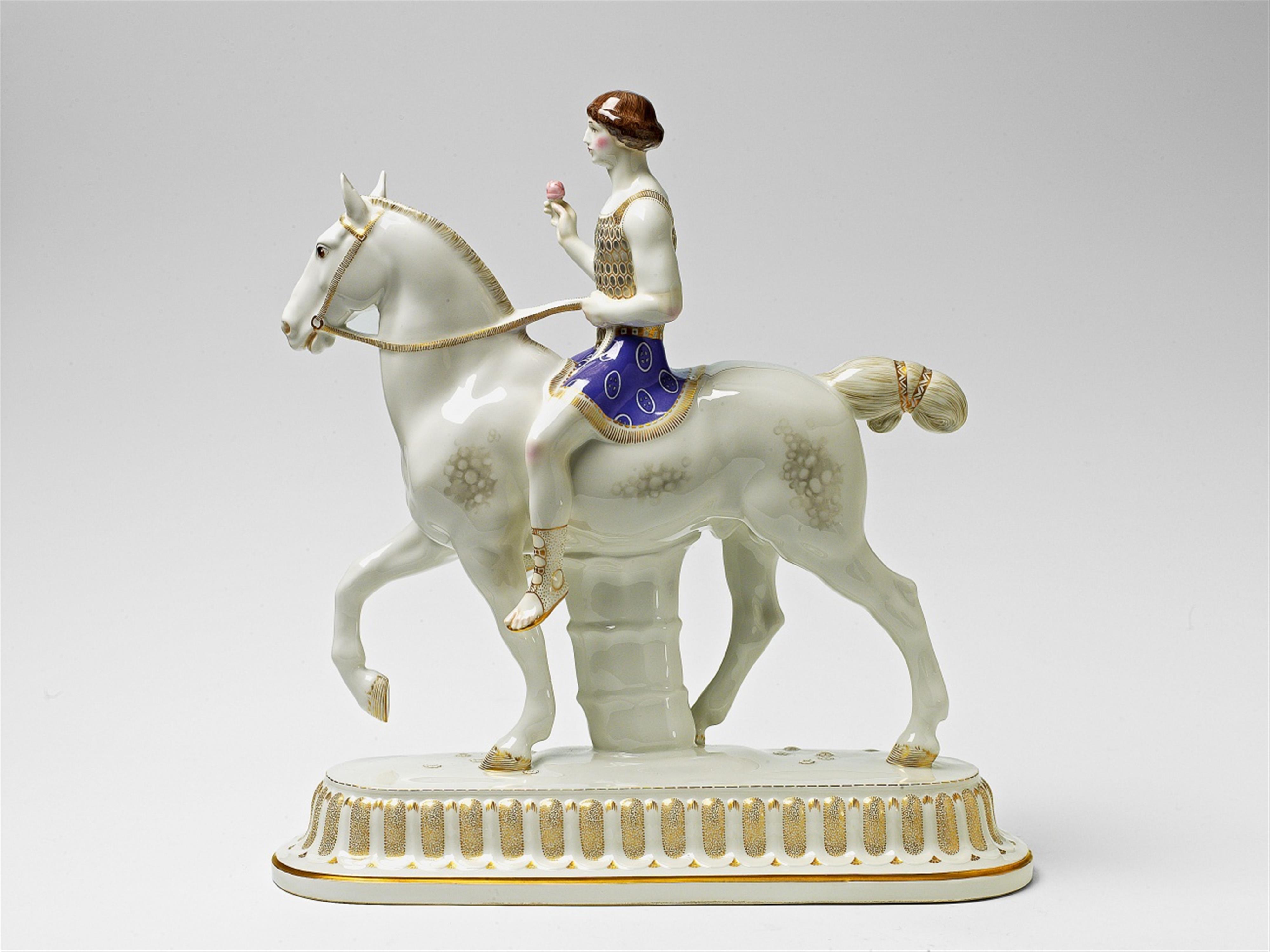 A Berlin KPM porcelain figure of the bridegroom from the "Hochzeitszug" - image-3
