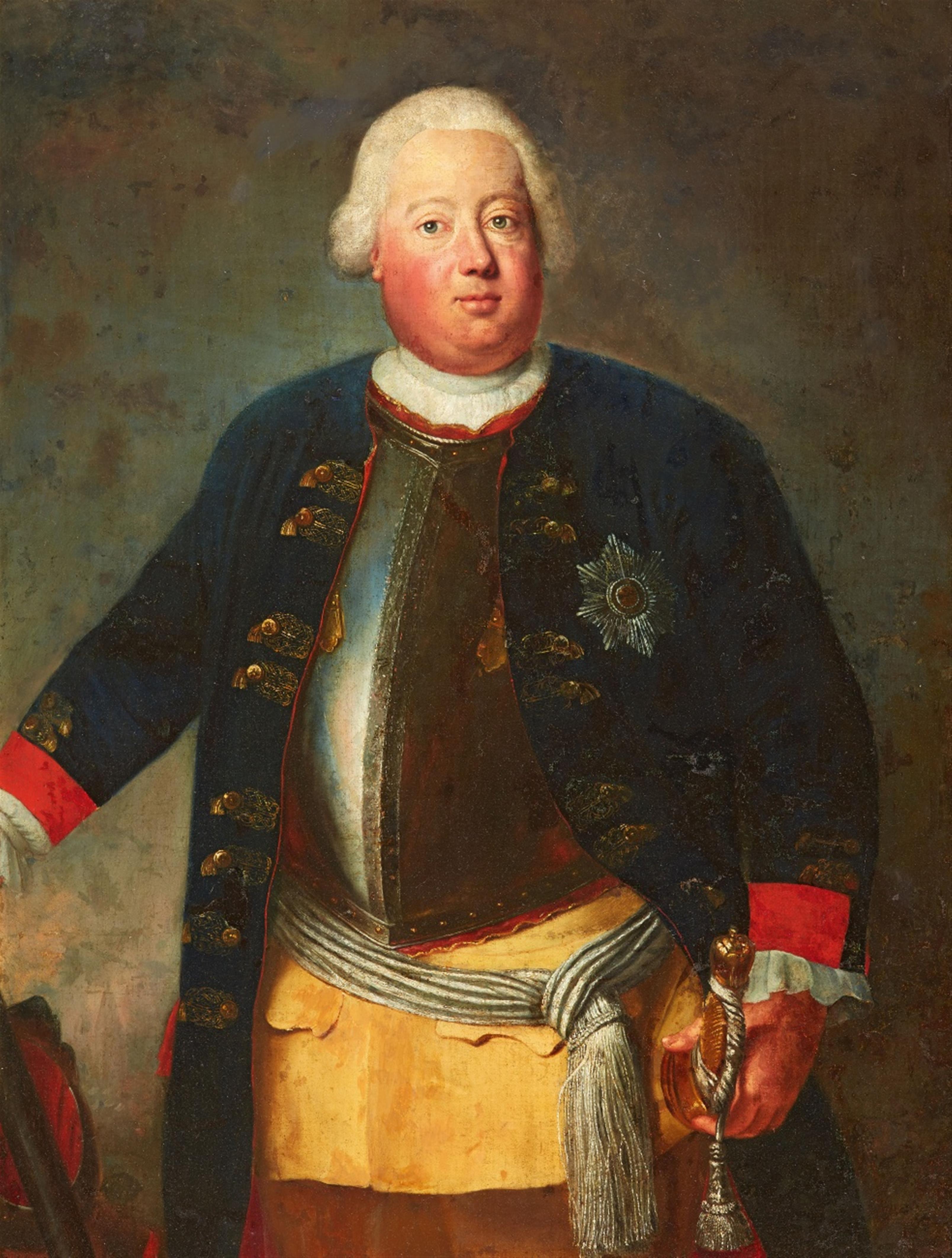 Antoine Pesne, Werkstatt - Porträt König Friedrich Wilhelm I. von Preußen - image-1