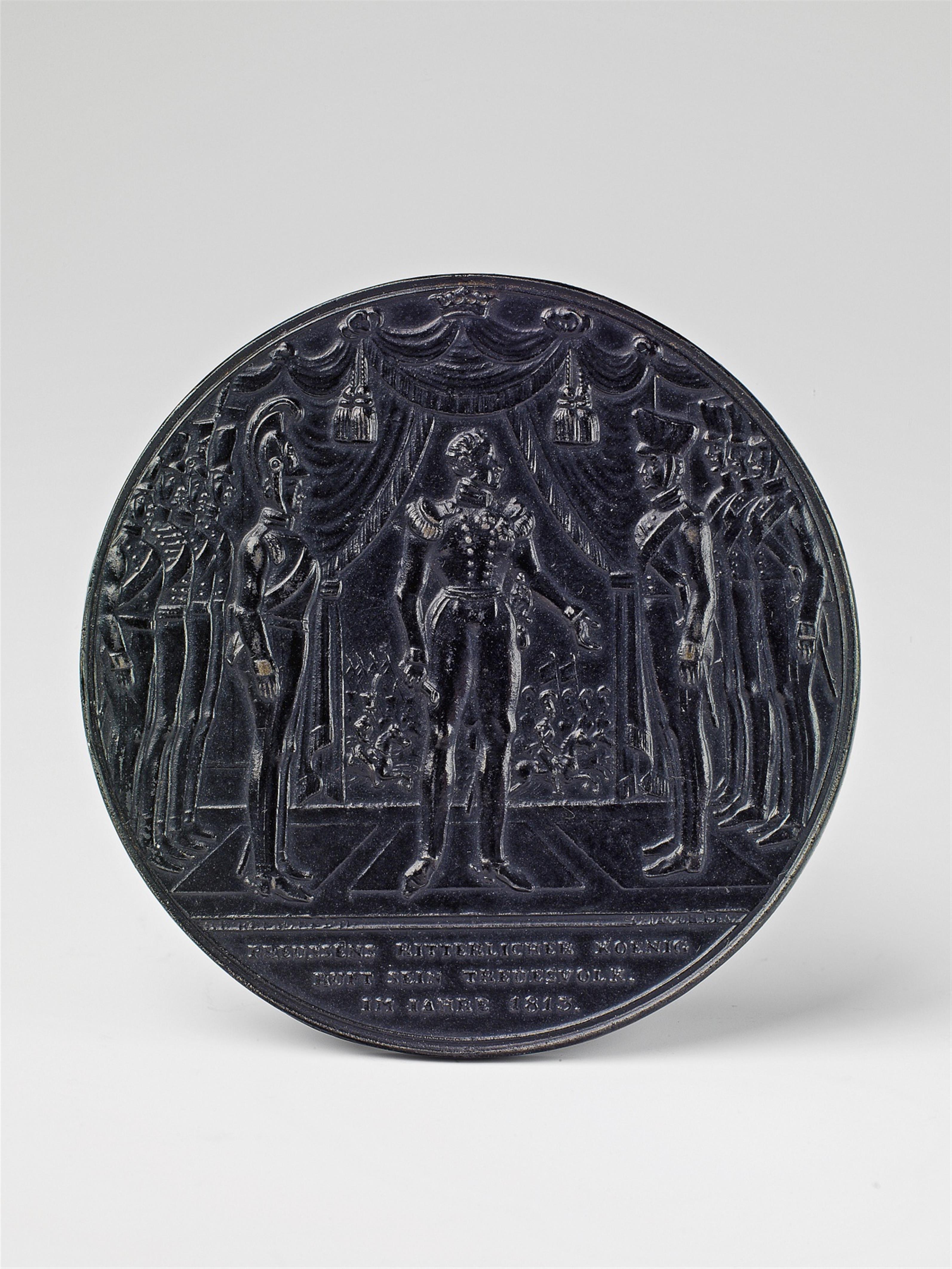 A Berlin cast iron medallion commemorating the German campaign - image-1
