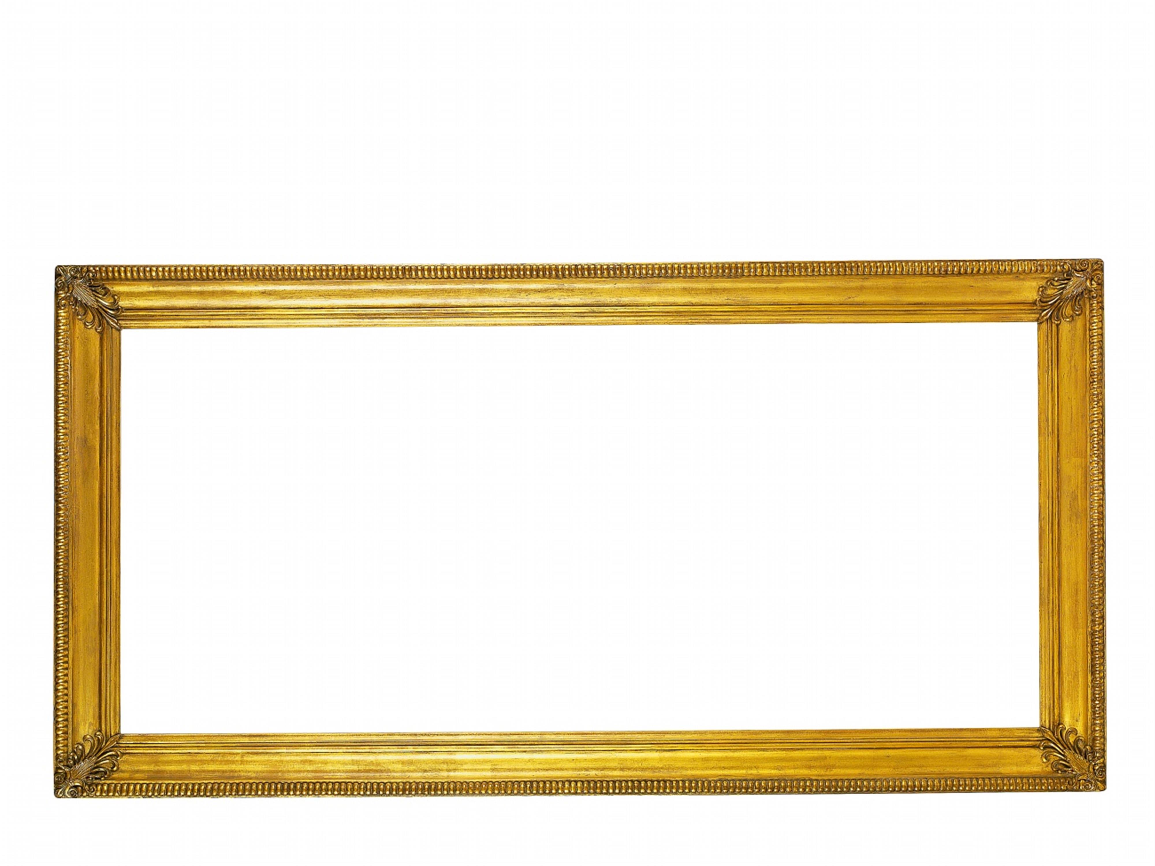 A carved softwood Berlin frame after a design by Karl Friedrich Schinkel - image-1