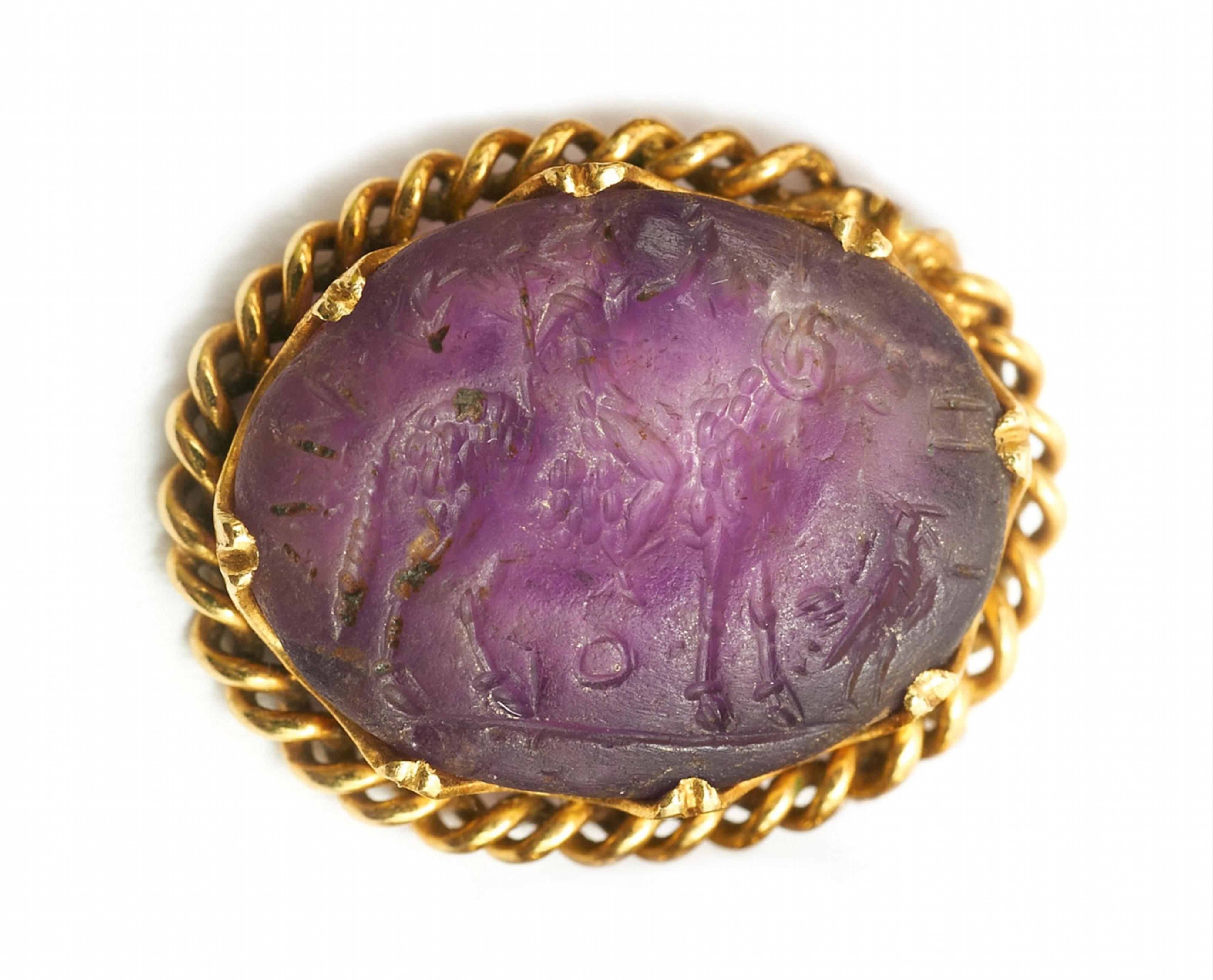 Seltenes Collier mit antiken Gemmen - image-2
