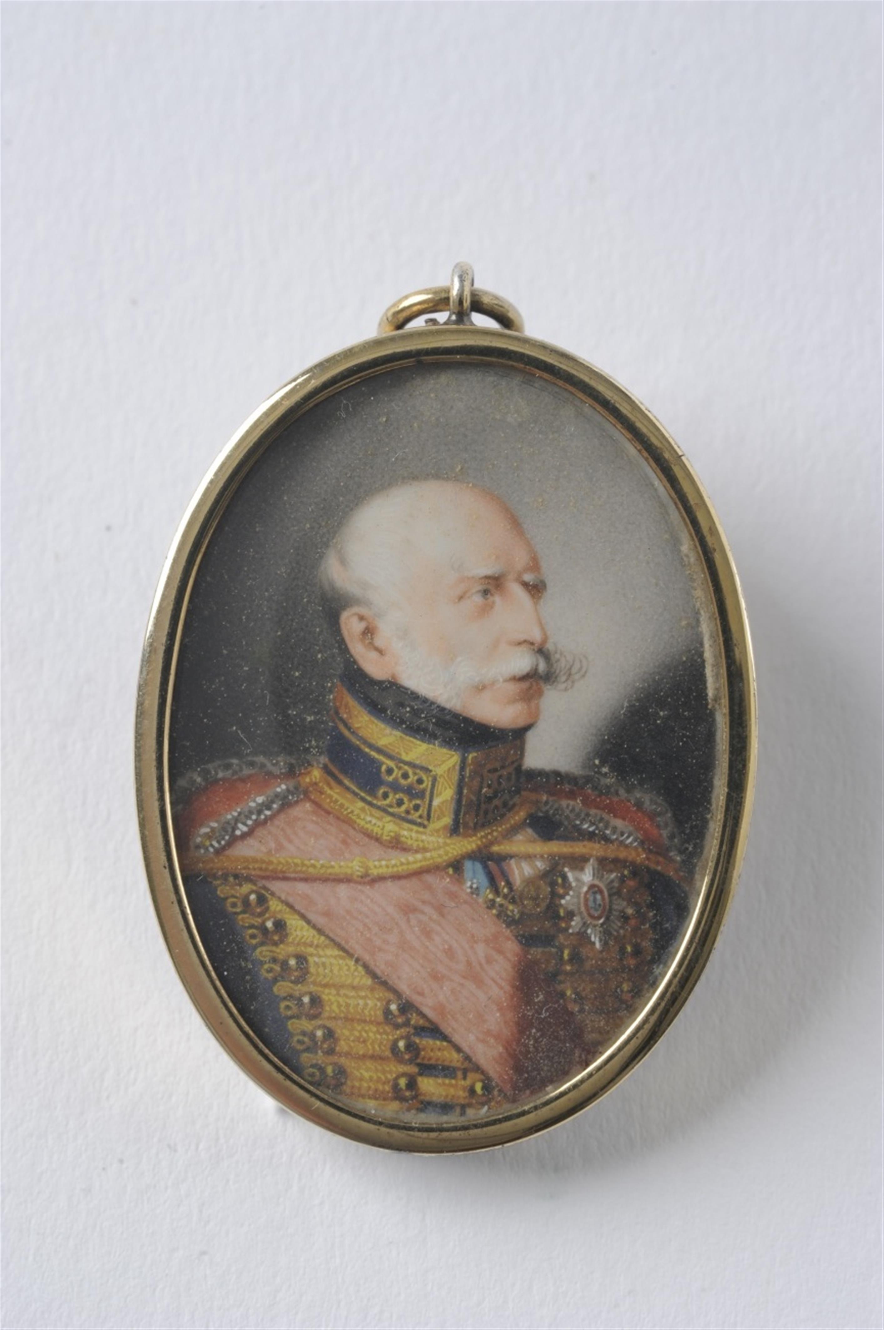 A portrait miniature of King Ernst August of Hannover - image-1