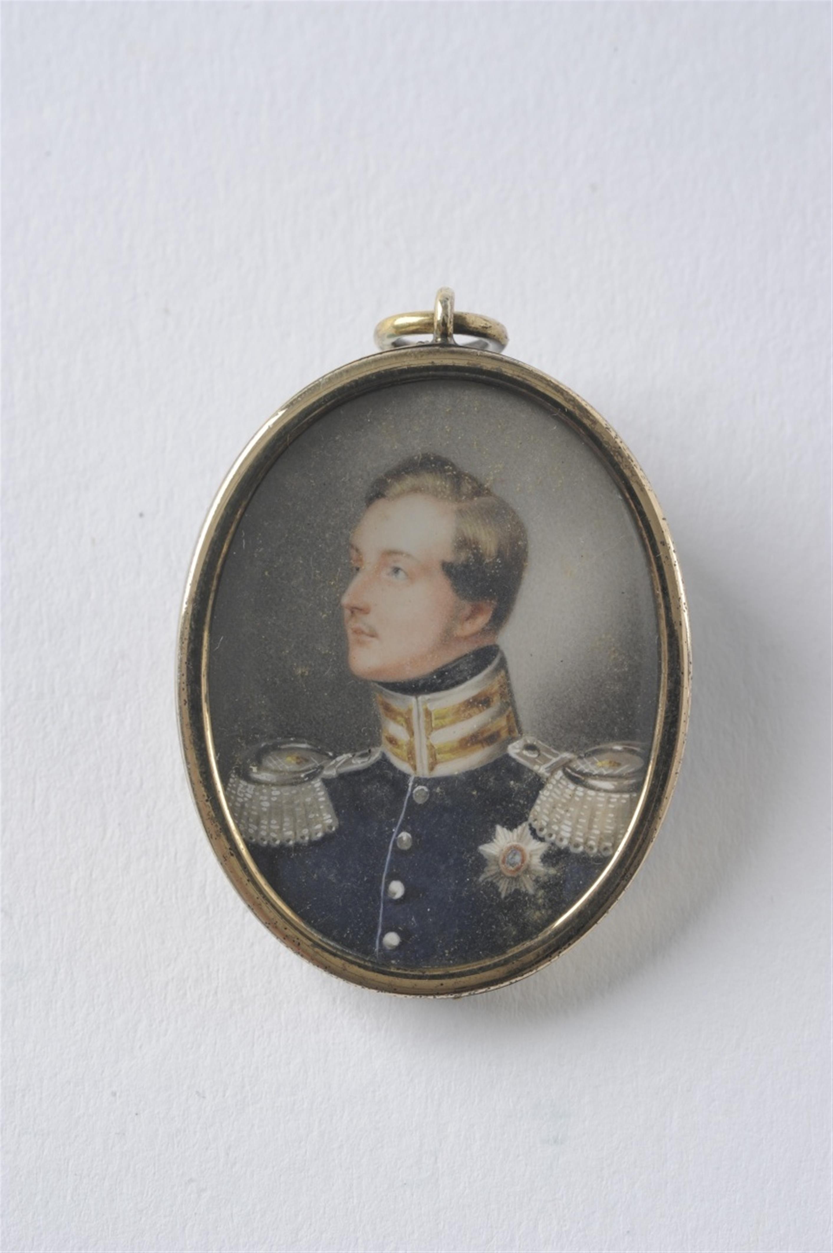 A portrait miniature of George V of Hannover as crown prince - image-1