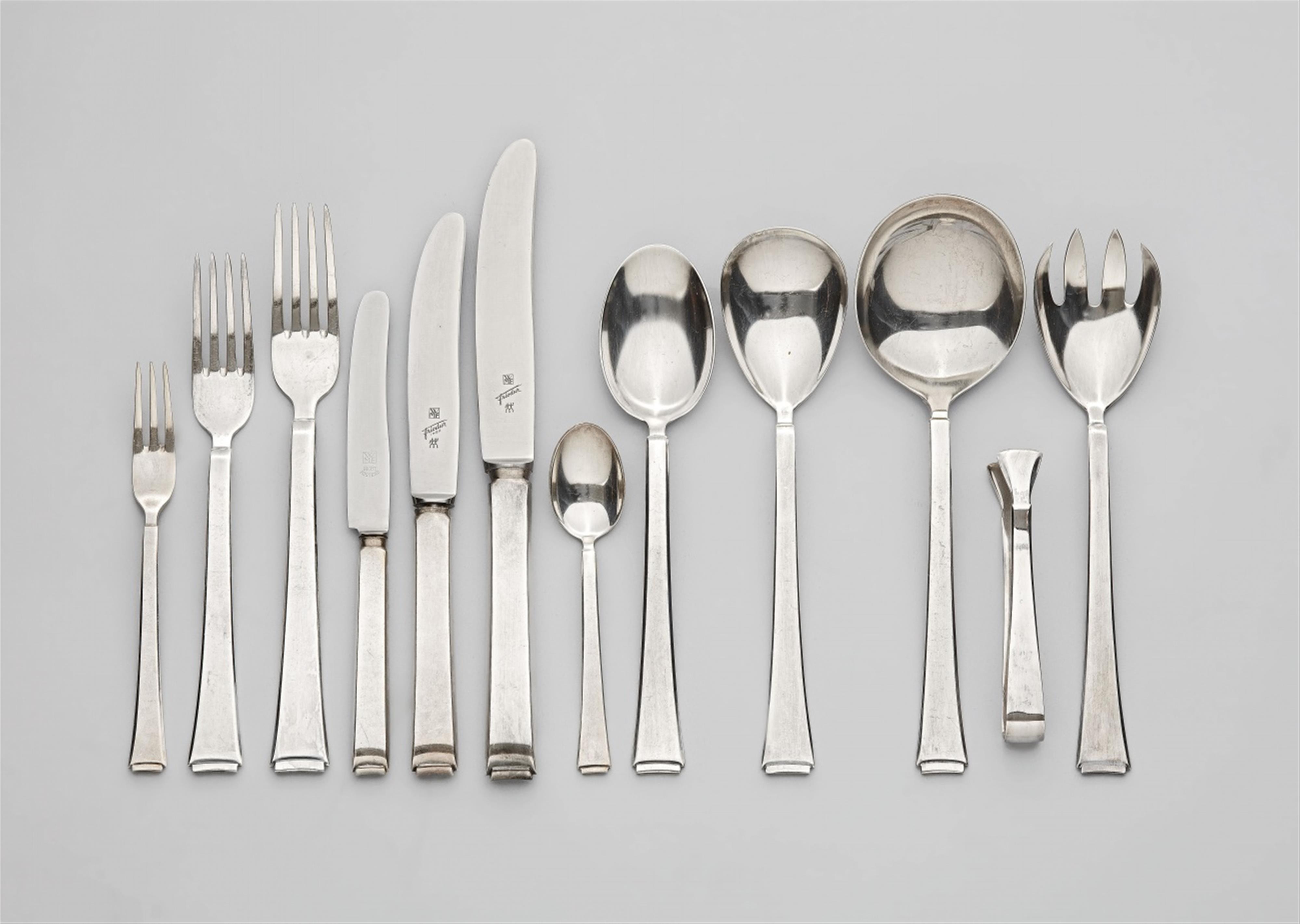 A "Bauhaus" model Geislingen silver cutlery set - image-1
