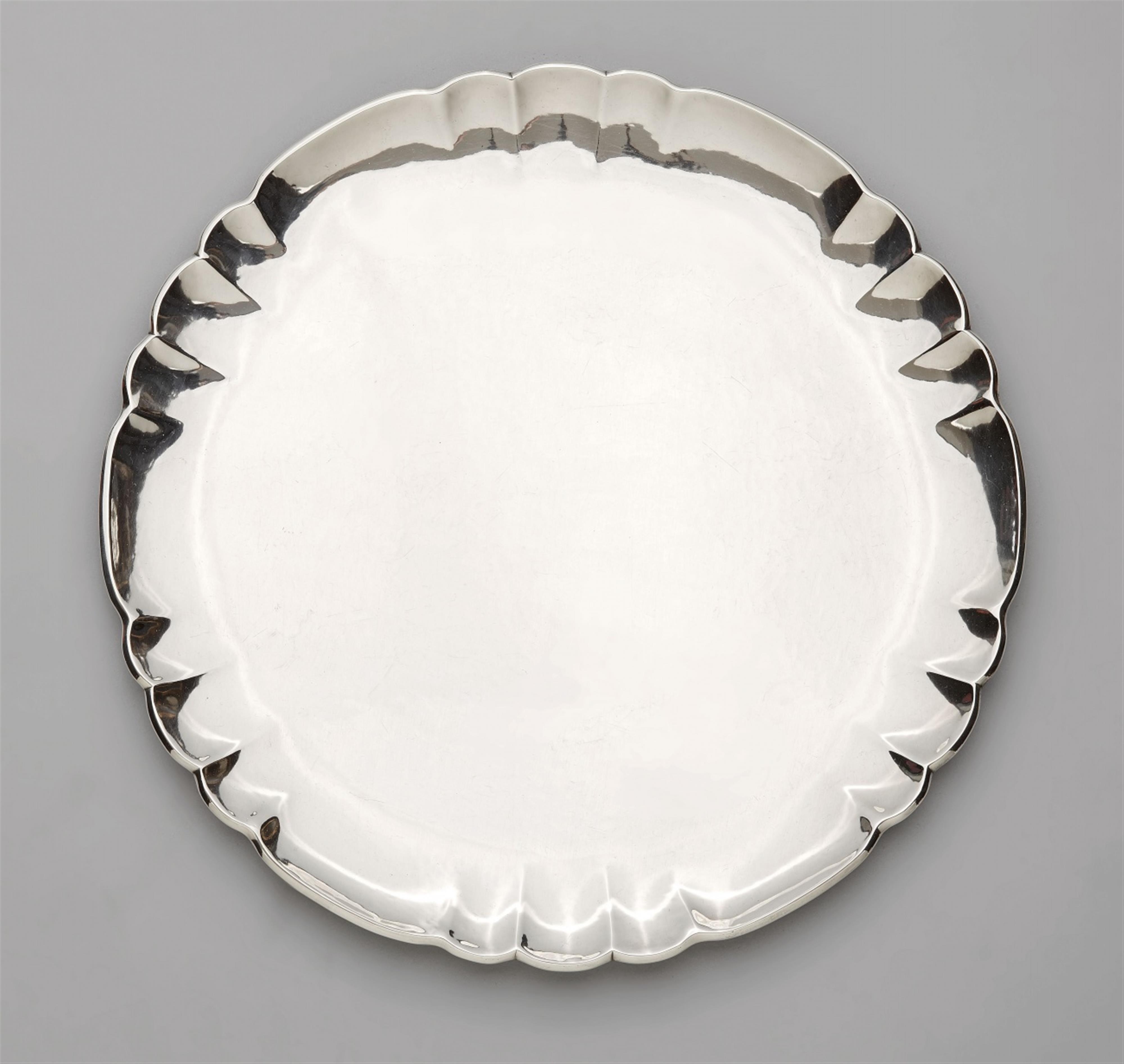 A Copenhagen silver tray, no. 519 - image-1