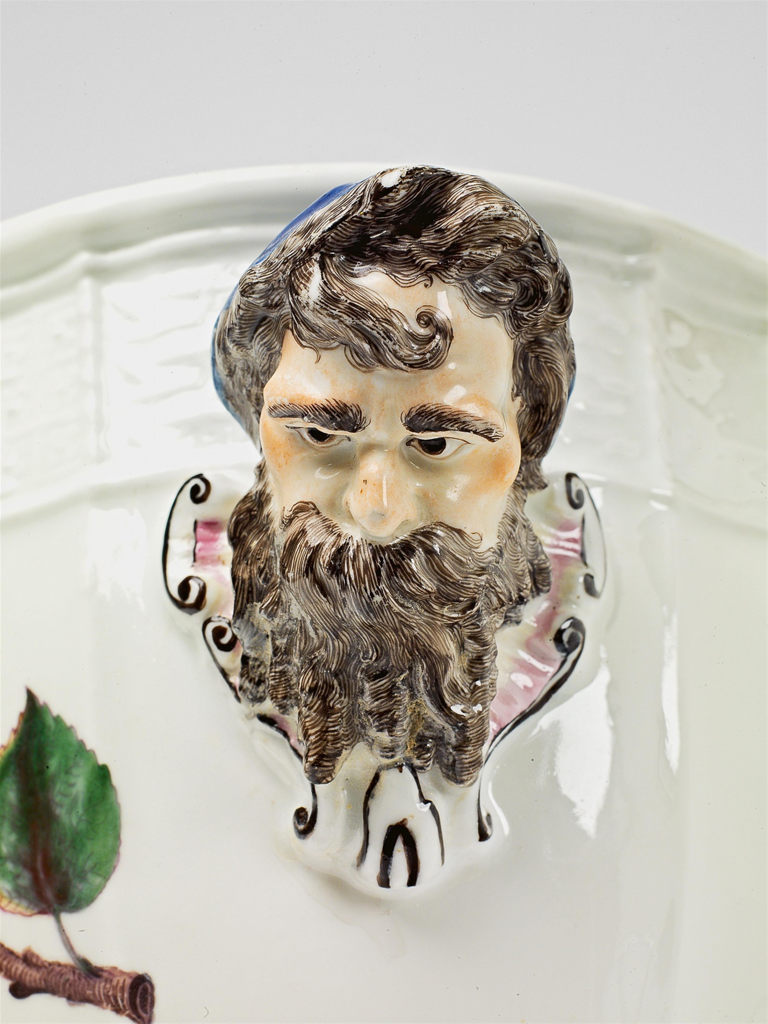 A Meissen porcelain cooling vessel with allegorical busts - image-4