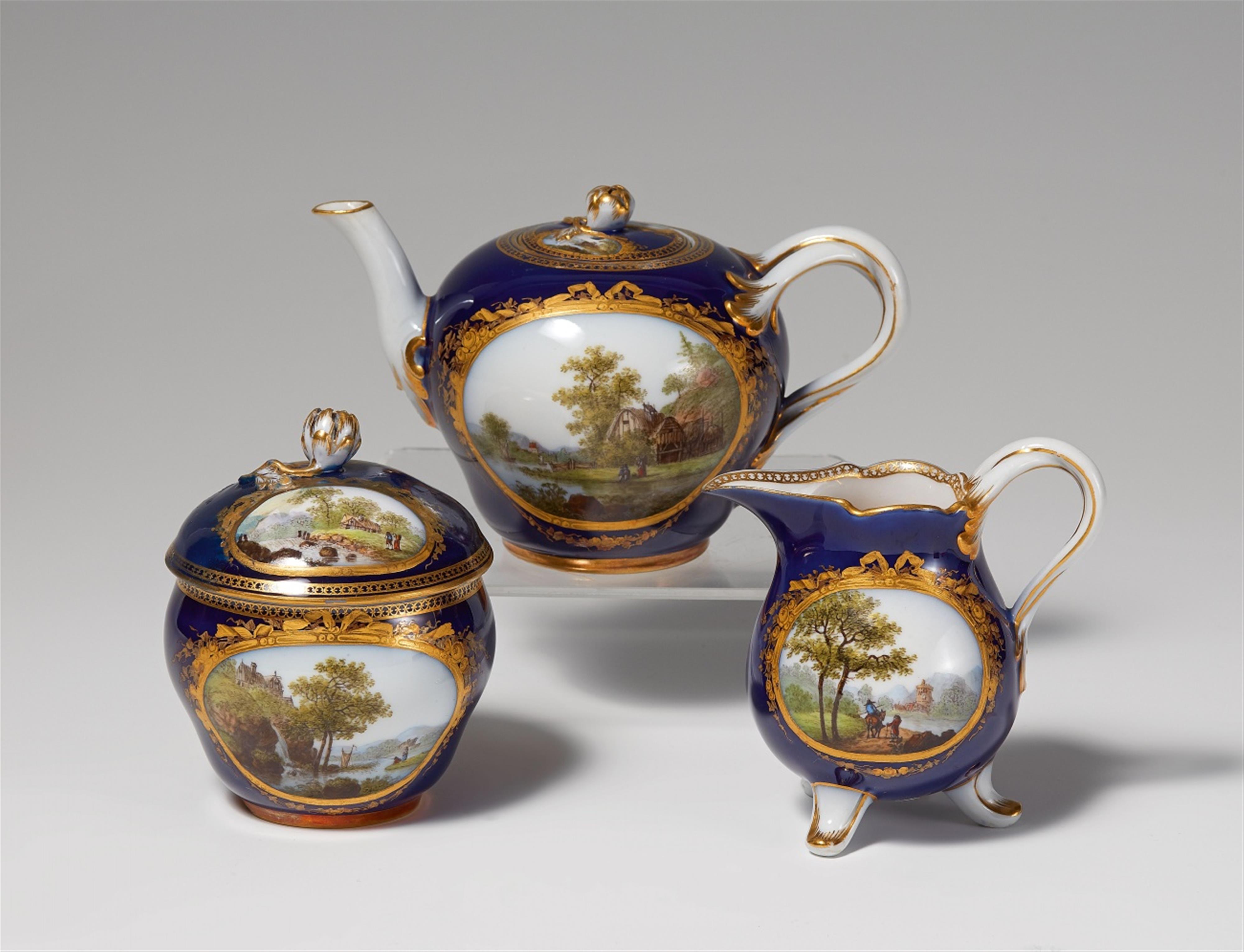 Three items from a Meissen porcelain tea service - image-1