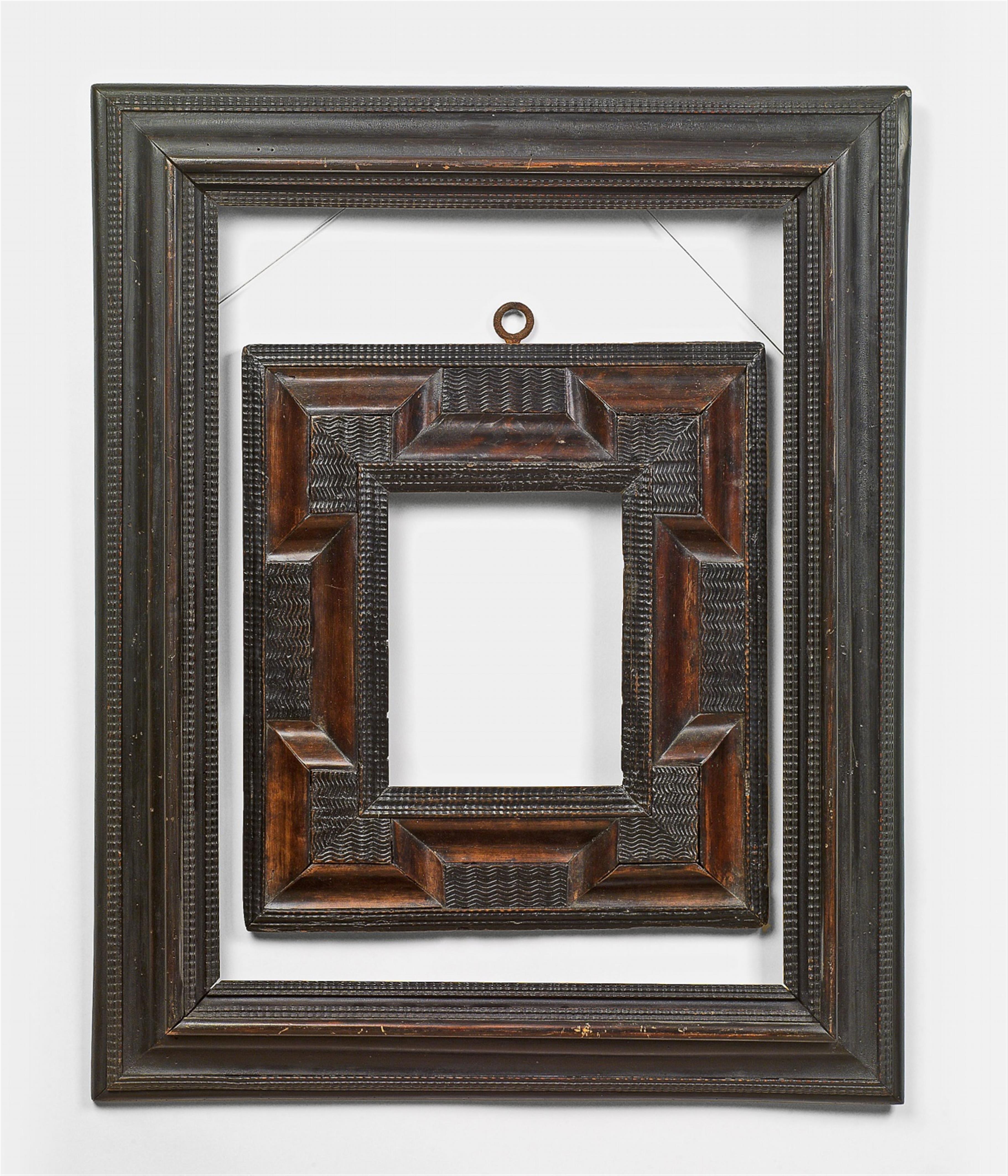 A Netherlandish ebonised wood frame - image-1