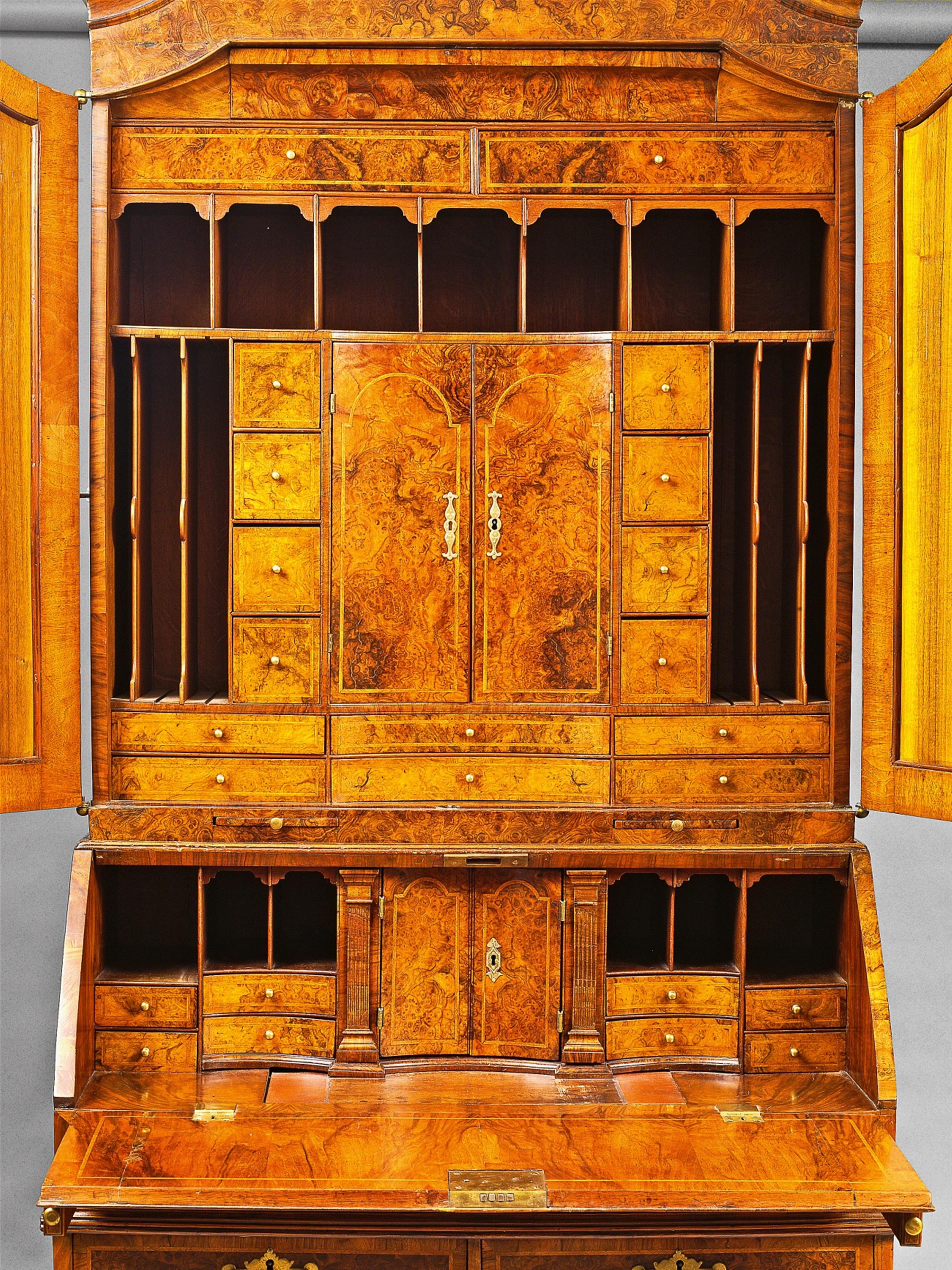 A Dresden inlaid writing cabinet - image-2