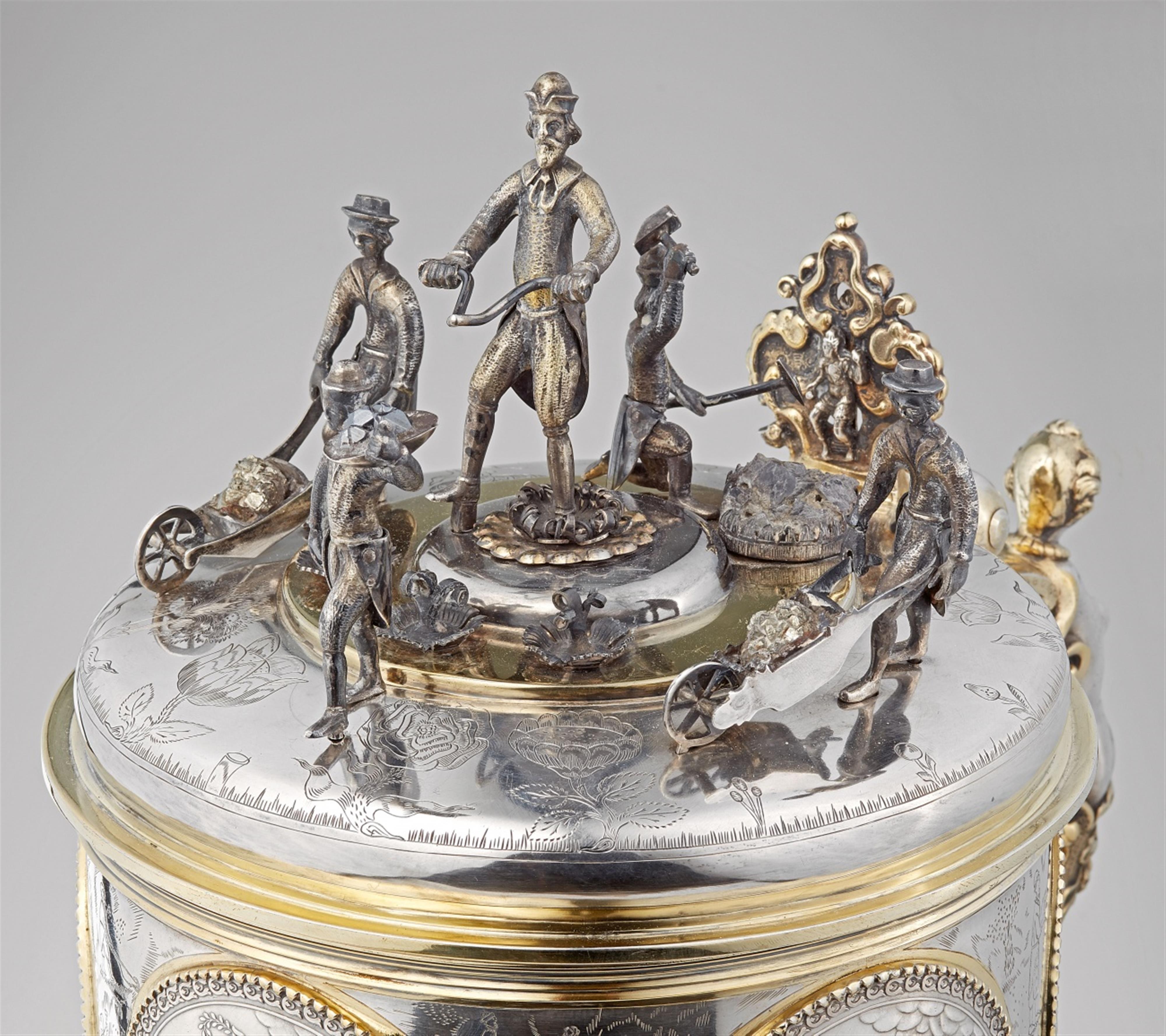 A Hildesheim parcel gilt silver replica of the "Oberharzer Bergkanne" - image-3