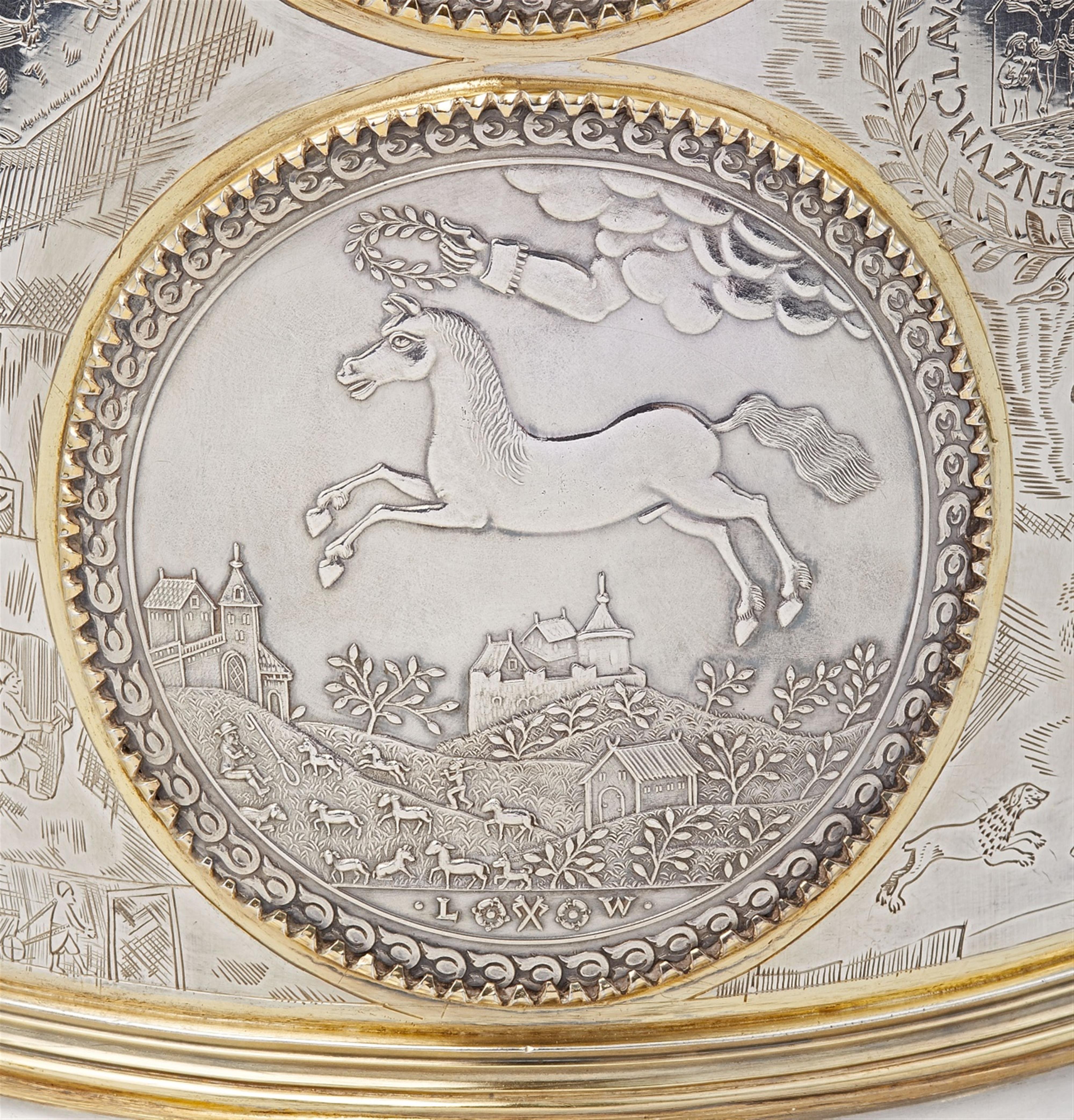 A Hildesheim parcel gilt silver replica of the "Oberharzer Bergkanne" - image-7