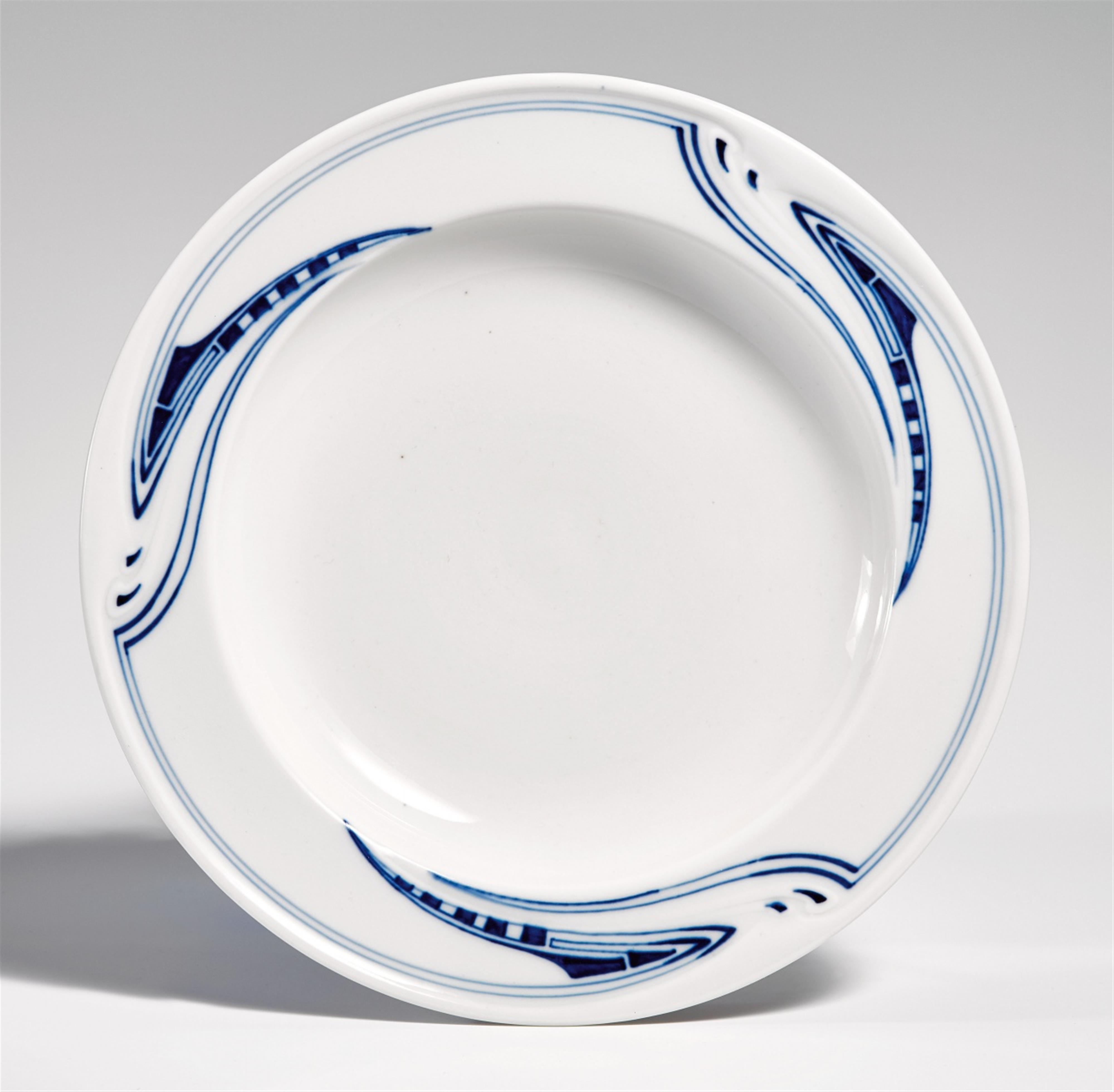A Meissen porcelain soup bowl by Henry van de Velde - image-1
