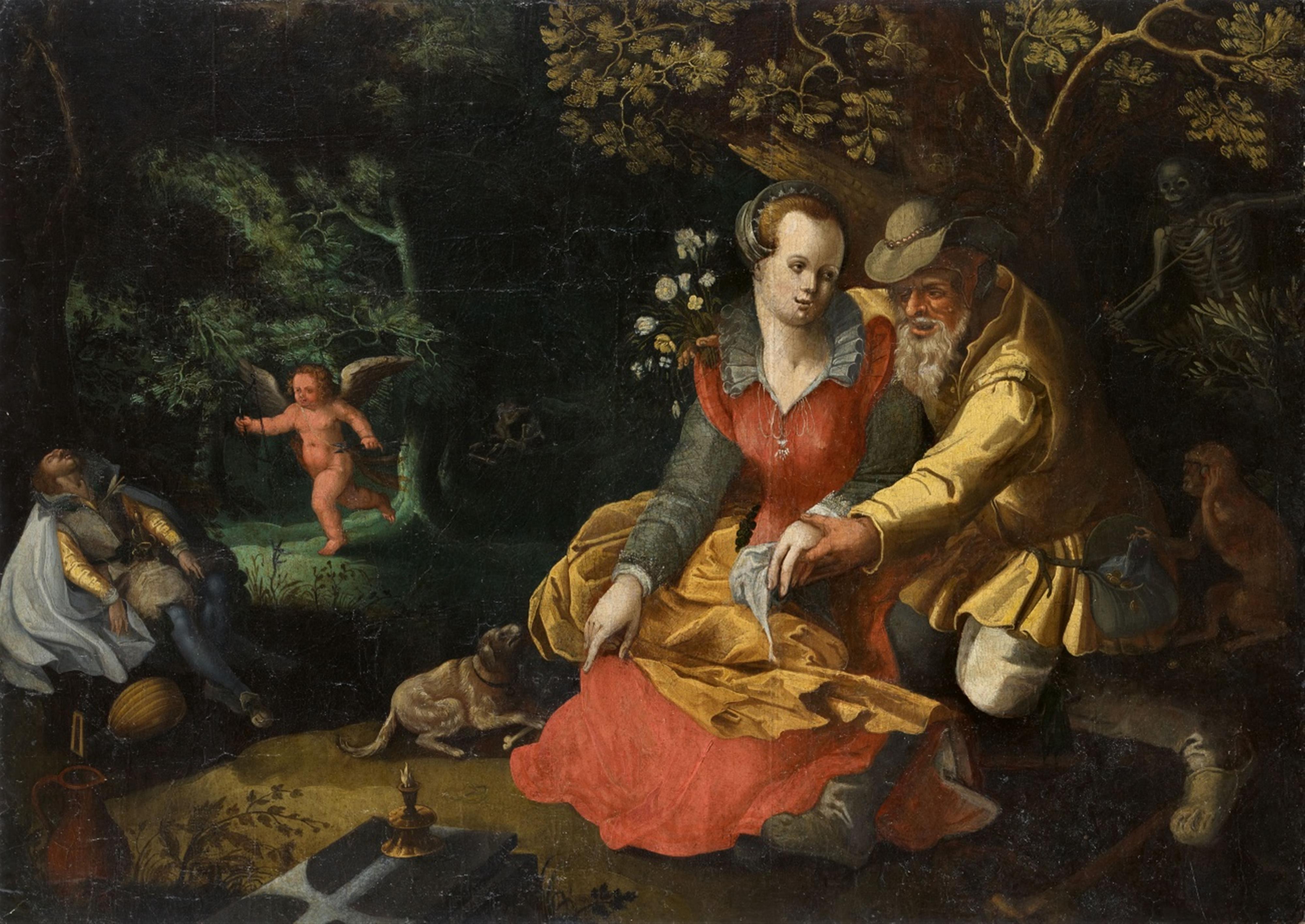 David Vinckboons - The Ill-Matched Lovers - image-1
