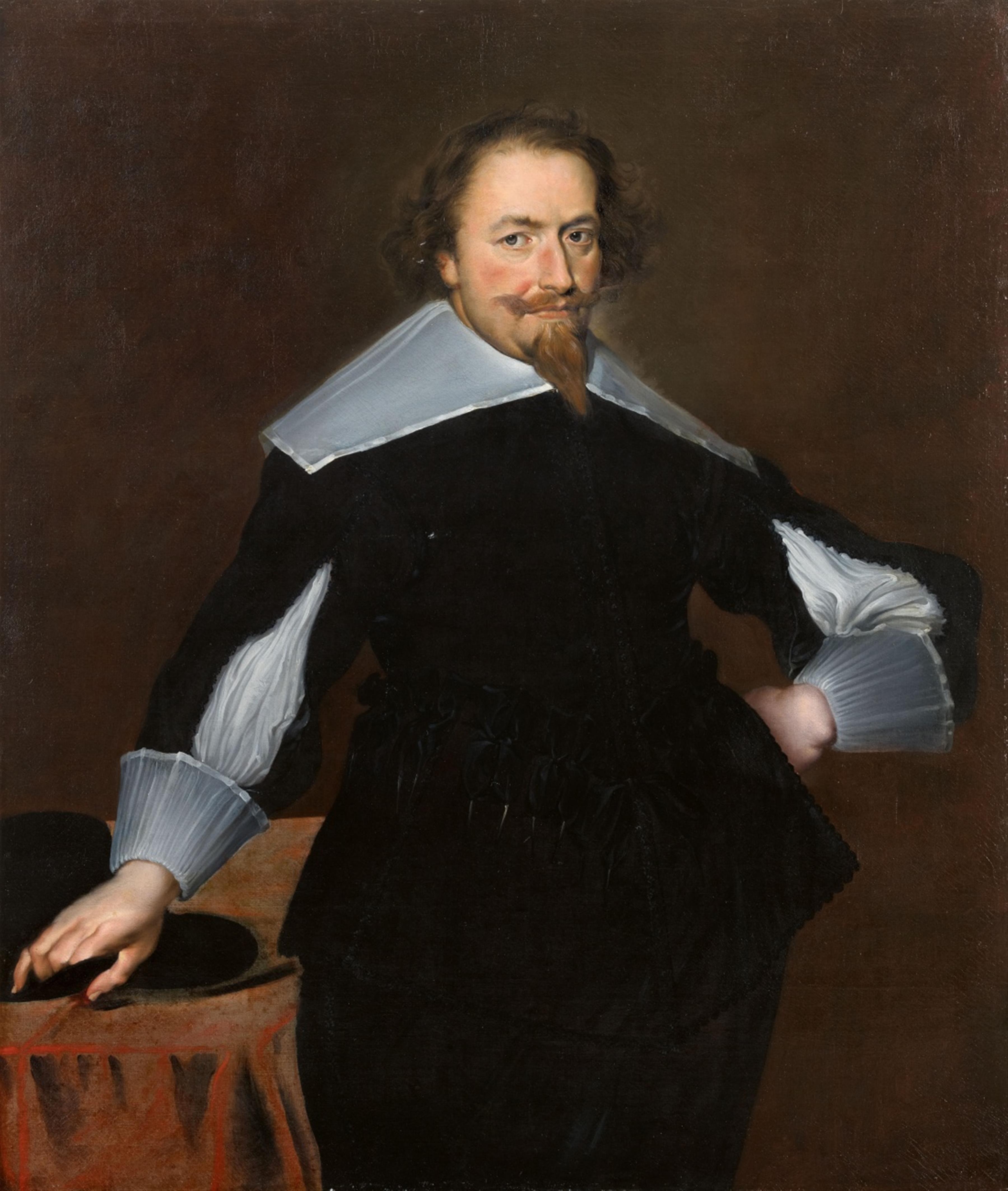 Johann de Pay, zugeschrieben - Bildnis eines Herren mit weißem Kragen - image-1