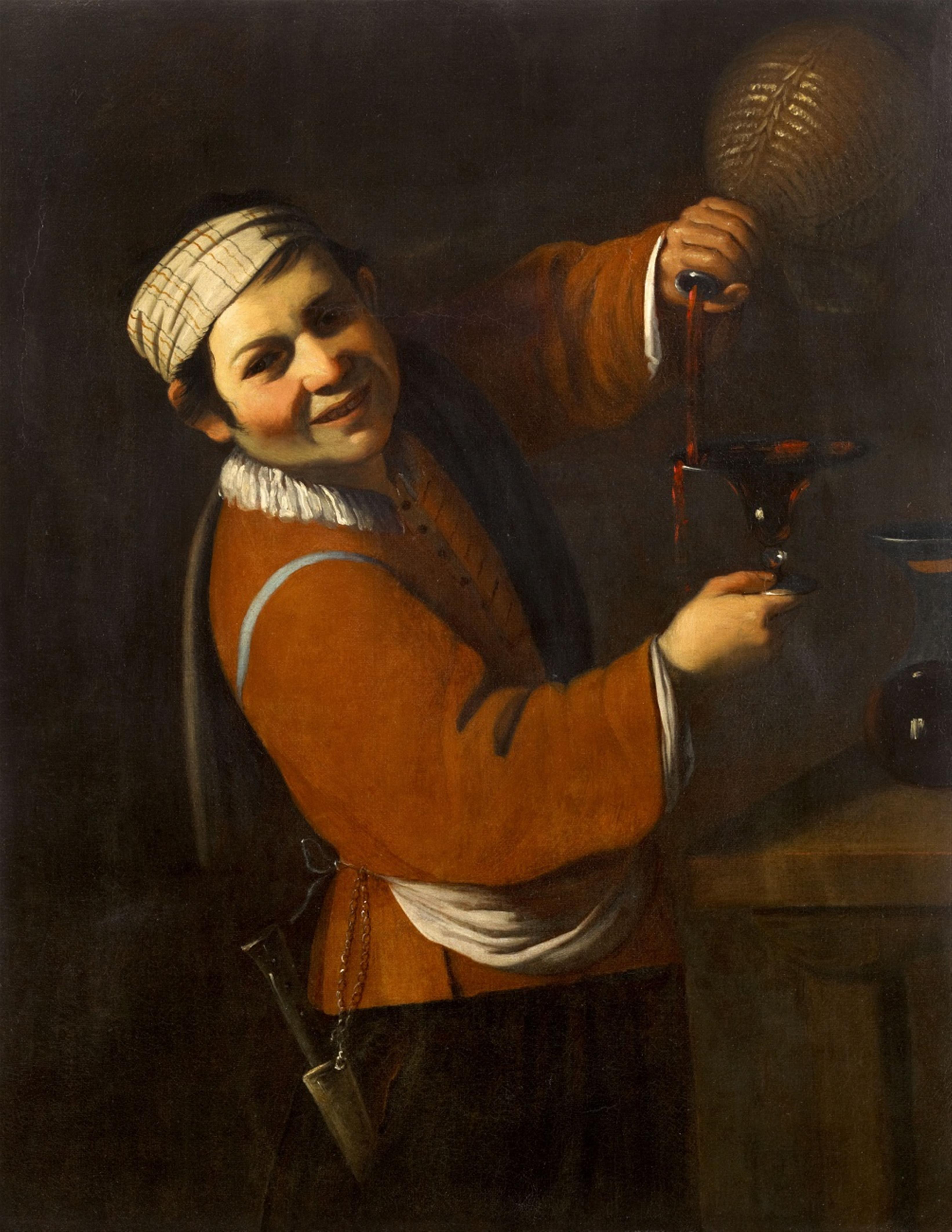Spanischer Meister des 17. Jahrhunderts - Der Trinker (Allegorie des Geschmacks) - image-1