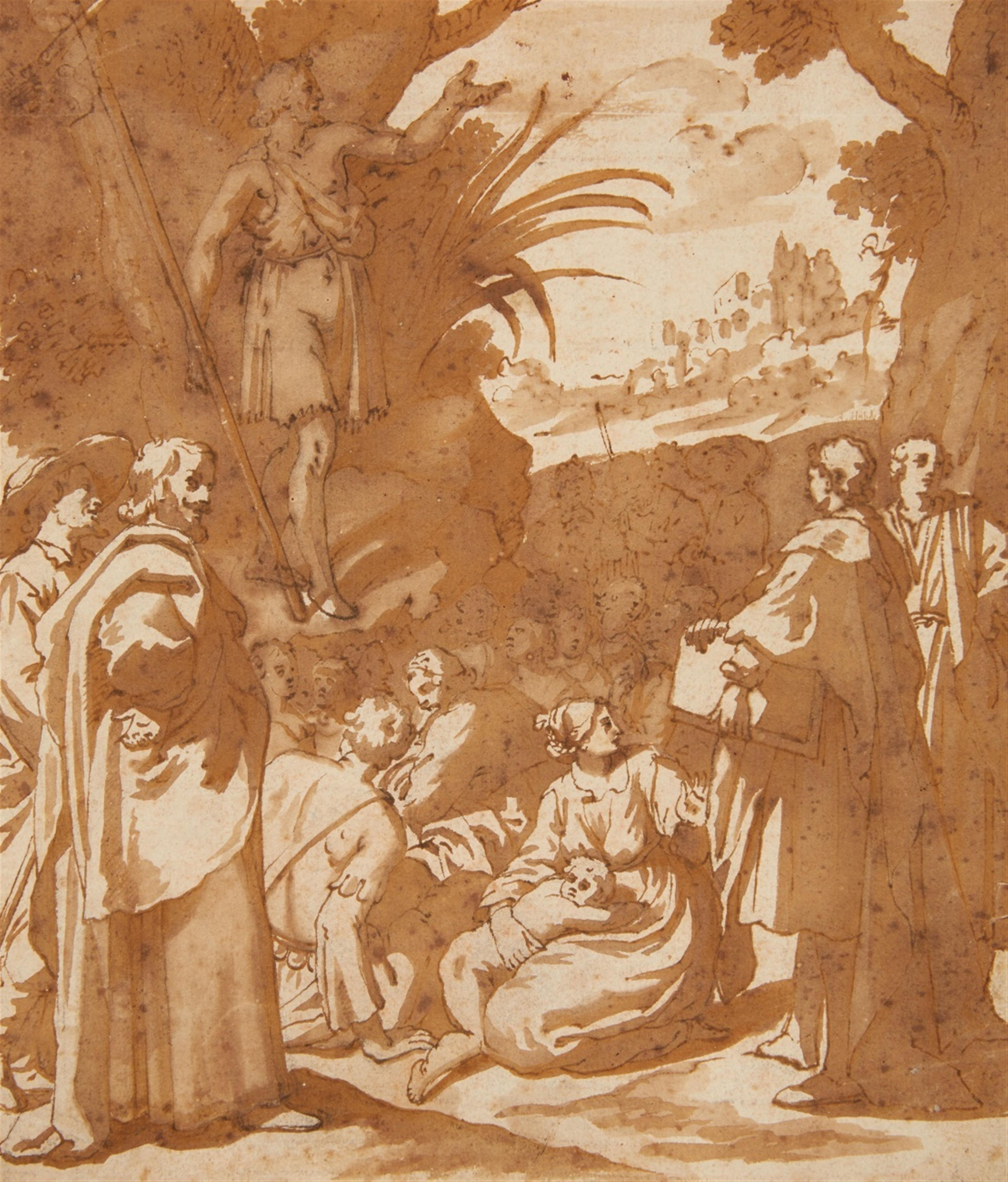 Andrea Boscoli, attributed to - John the Baptist Preaching - image-1