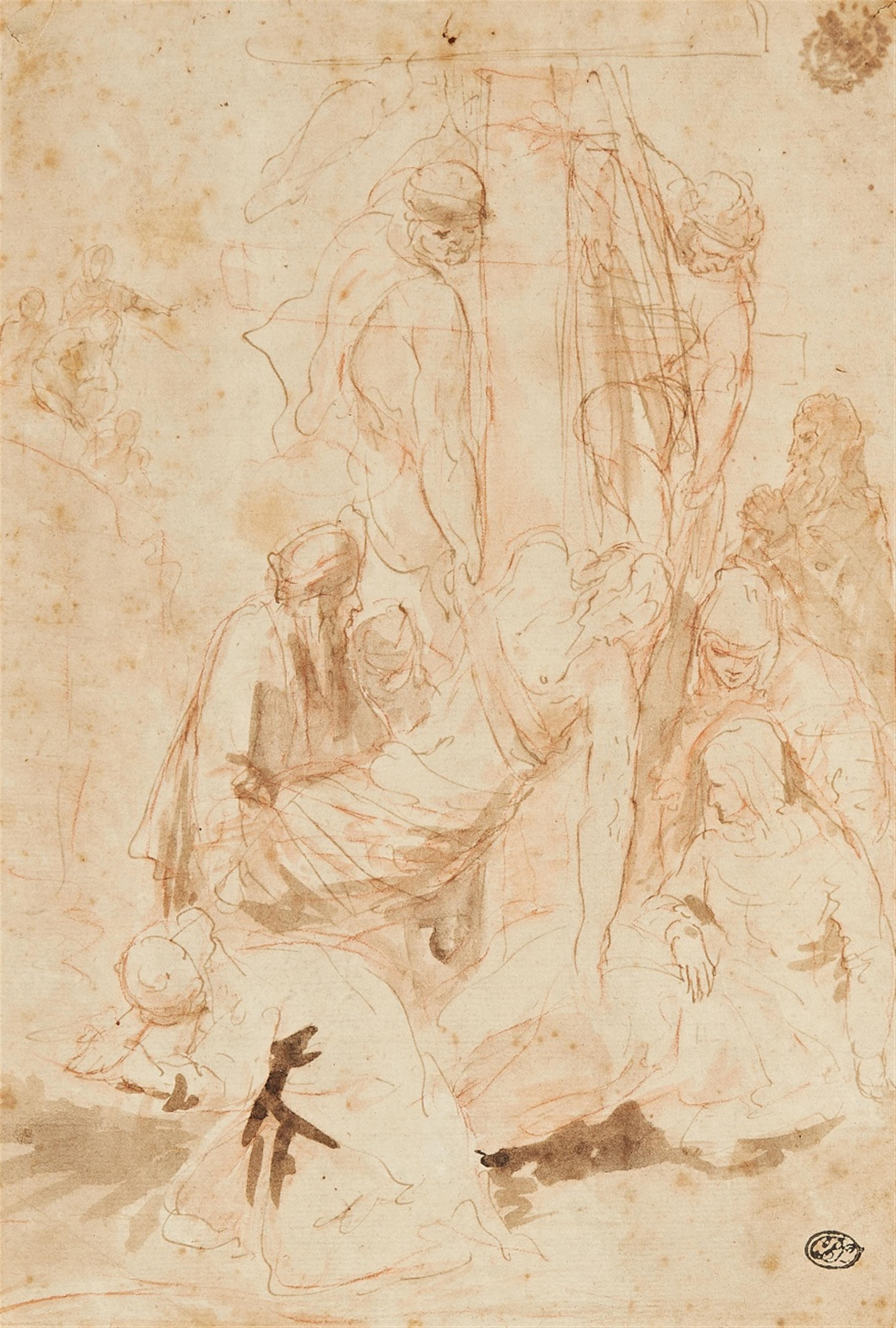 Niederländischer Meister des 17. Jahrhunderts - Kreuzabnahme Christi - image-1