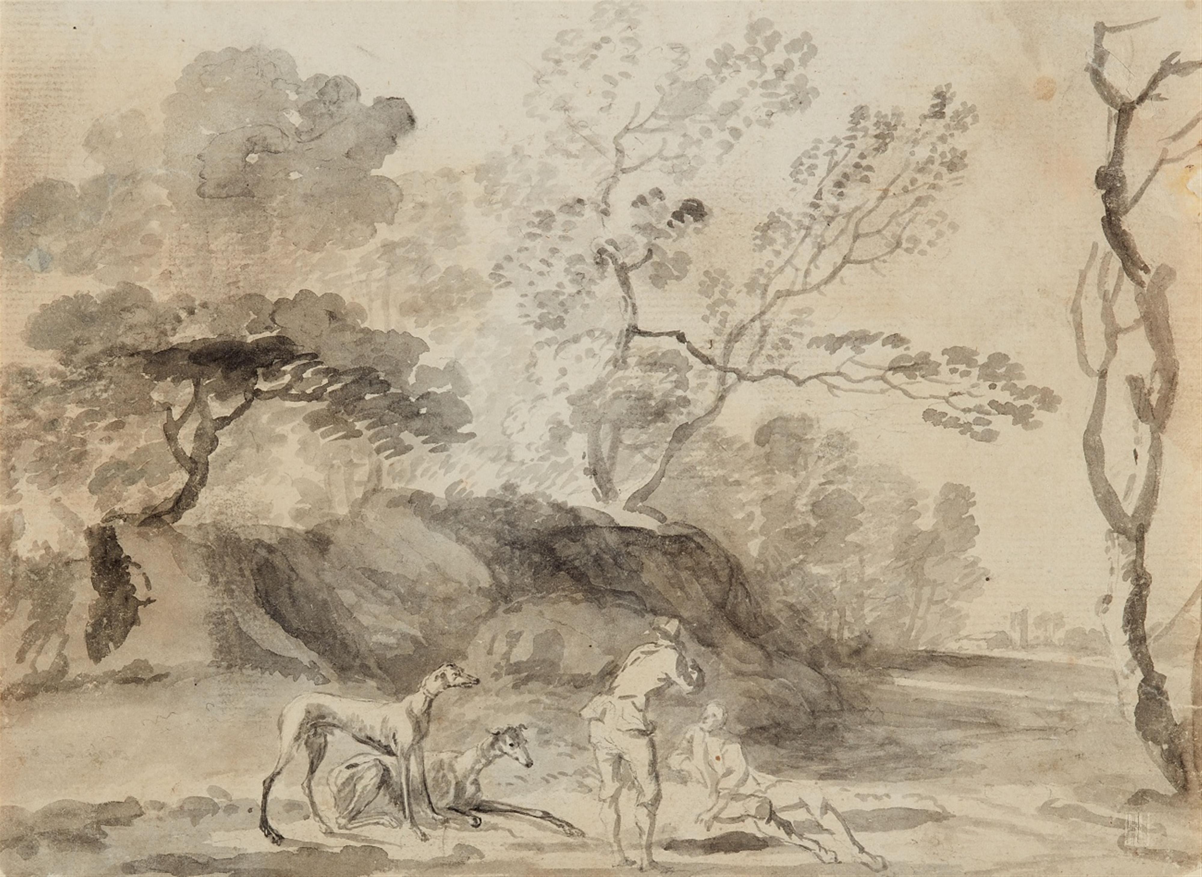 Jean-Baptiste Oudry, attributed to - Rest from the Hunt - image-1